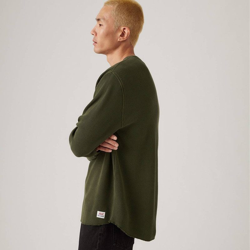 LONG-SLEEVE RELAXED THERMAL SHIRT 5