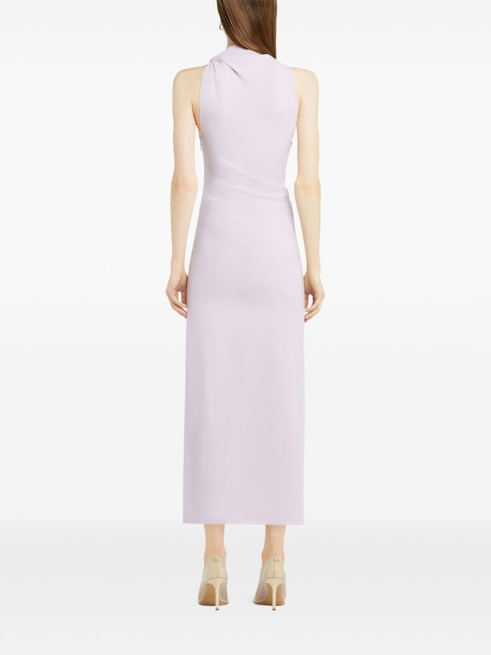 draped maxi dress - 4
