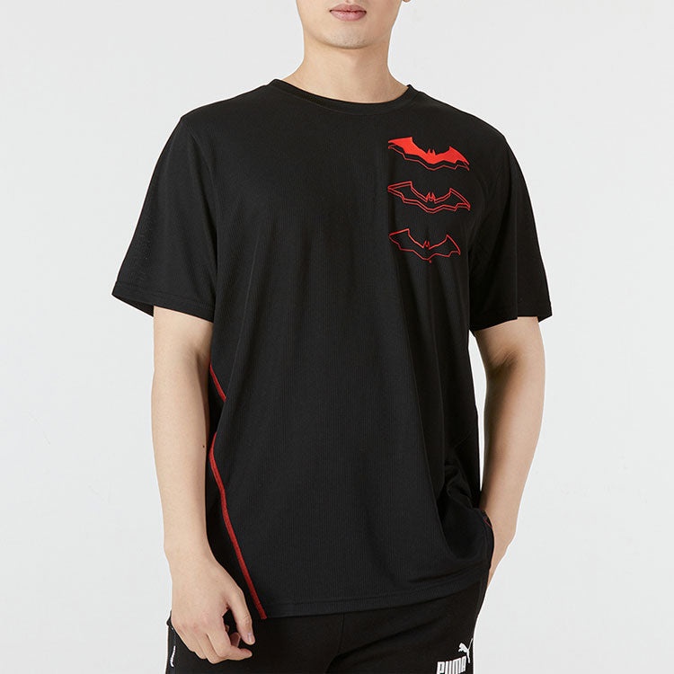 PUMA X Batman Performance Graphic Tee 'Black' 521211-01 - 3