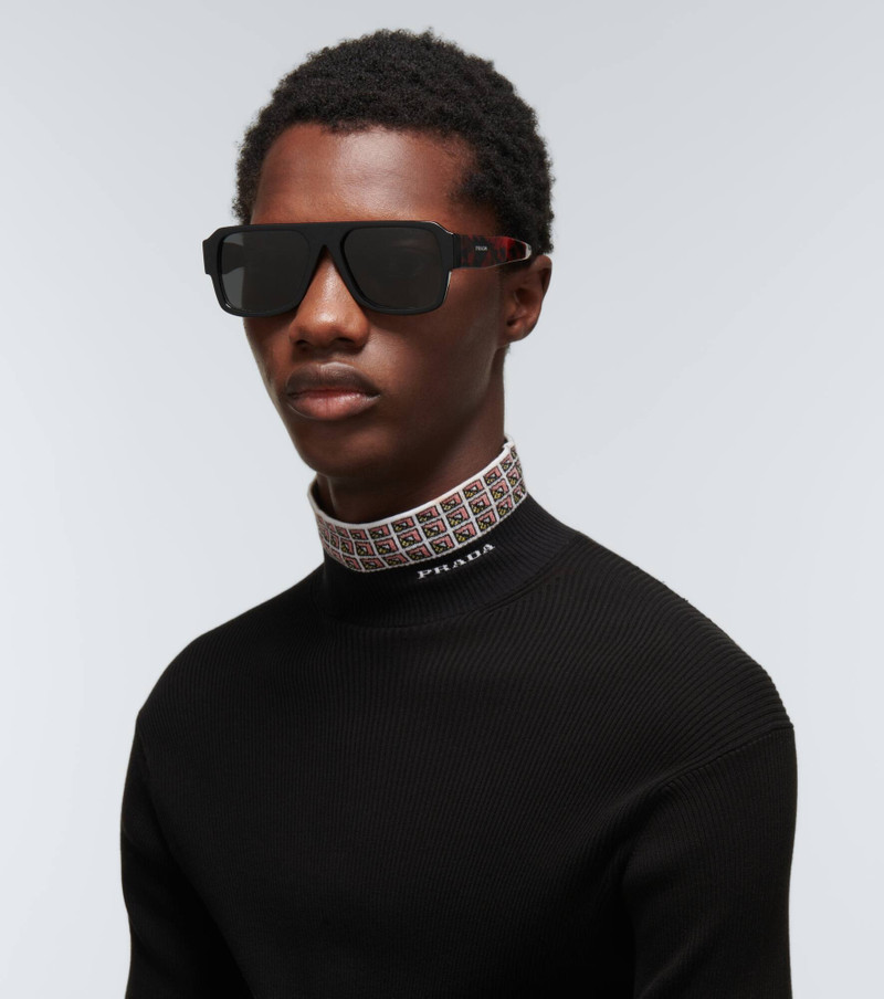 Square acetate sunglasses 3