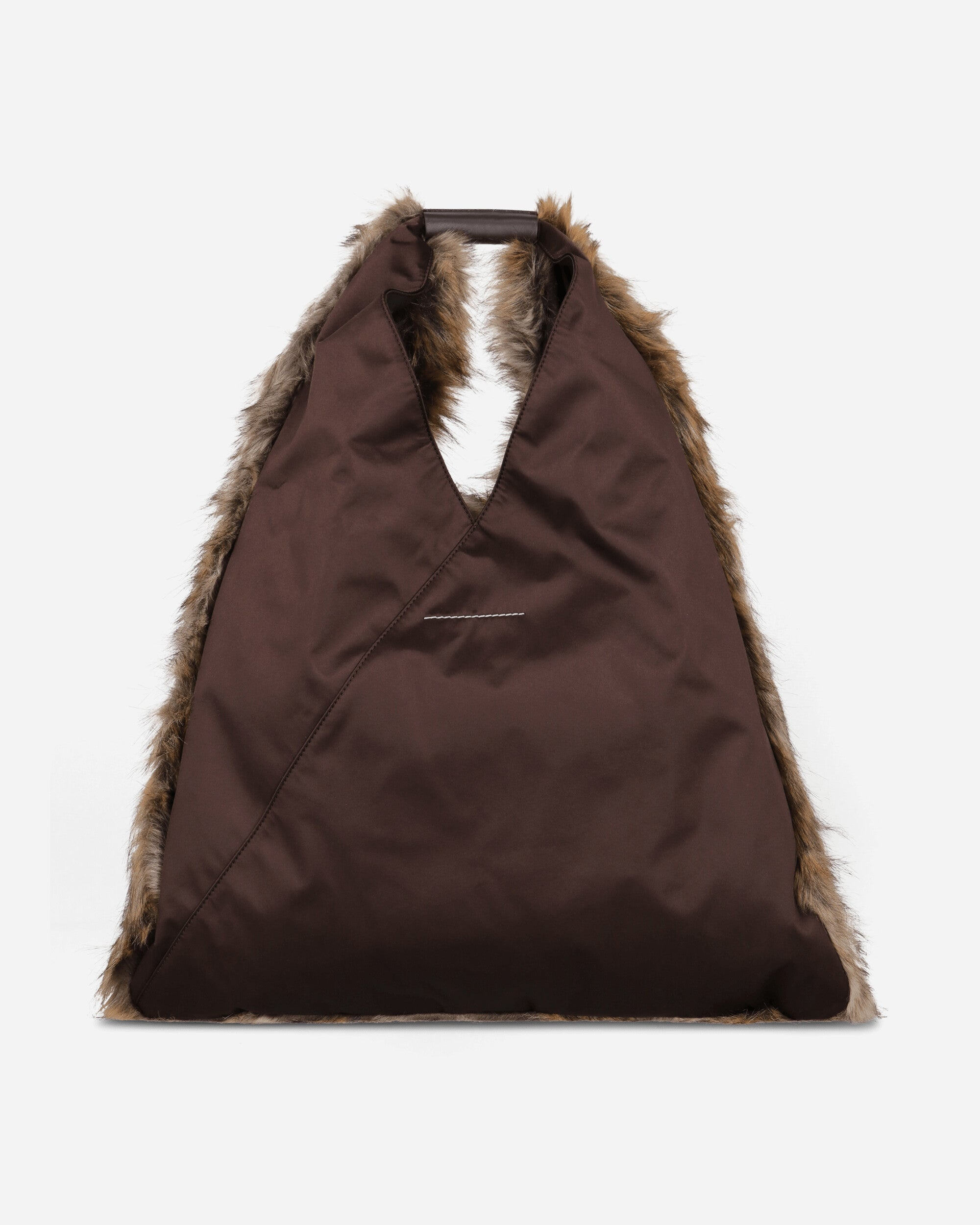 Faux Fur Japanese Bag Brown - 3