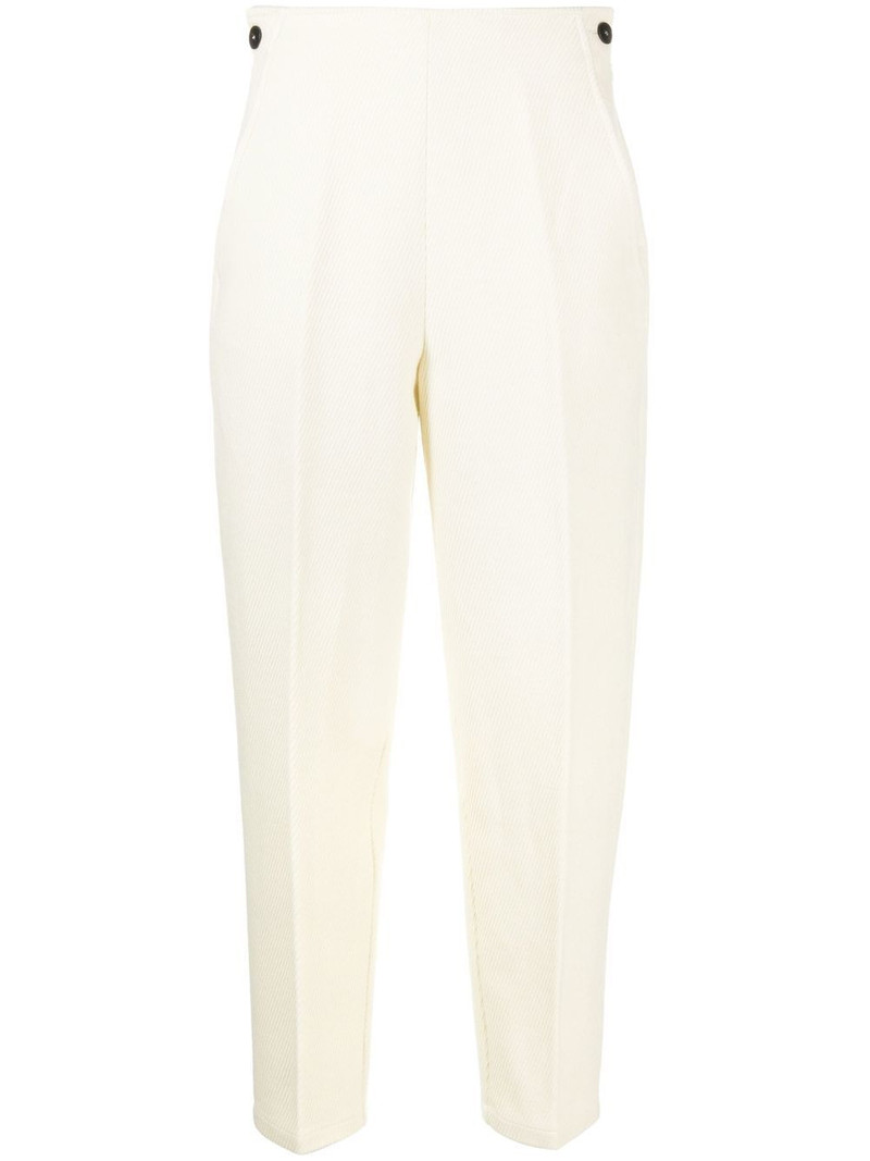 cropped knit trousers 1