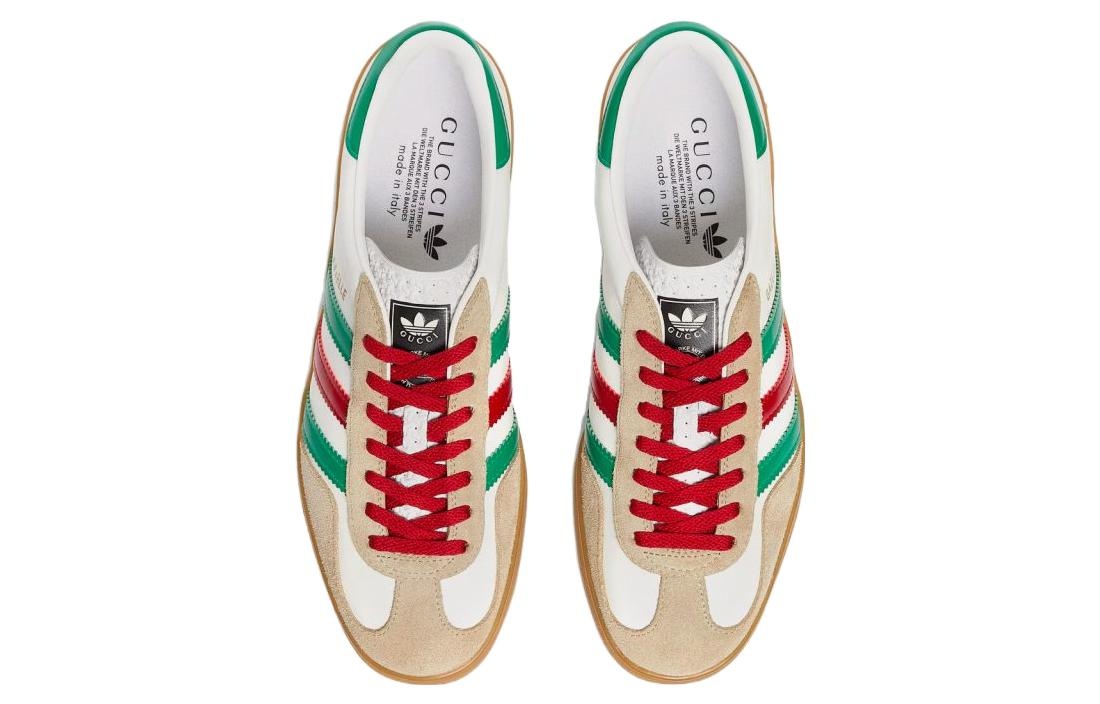 adidas x Gucci Gazelle 'White Green Red' 726487-AAA43-9547 - 4