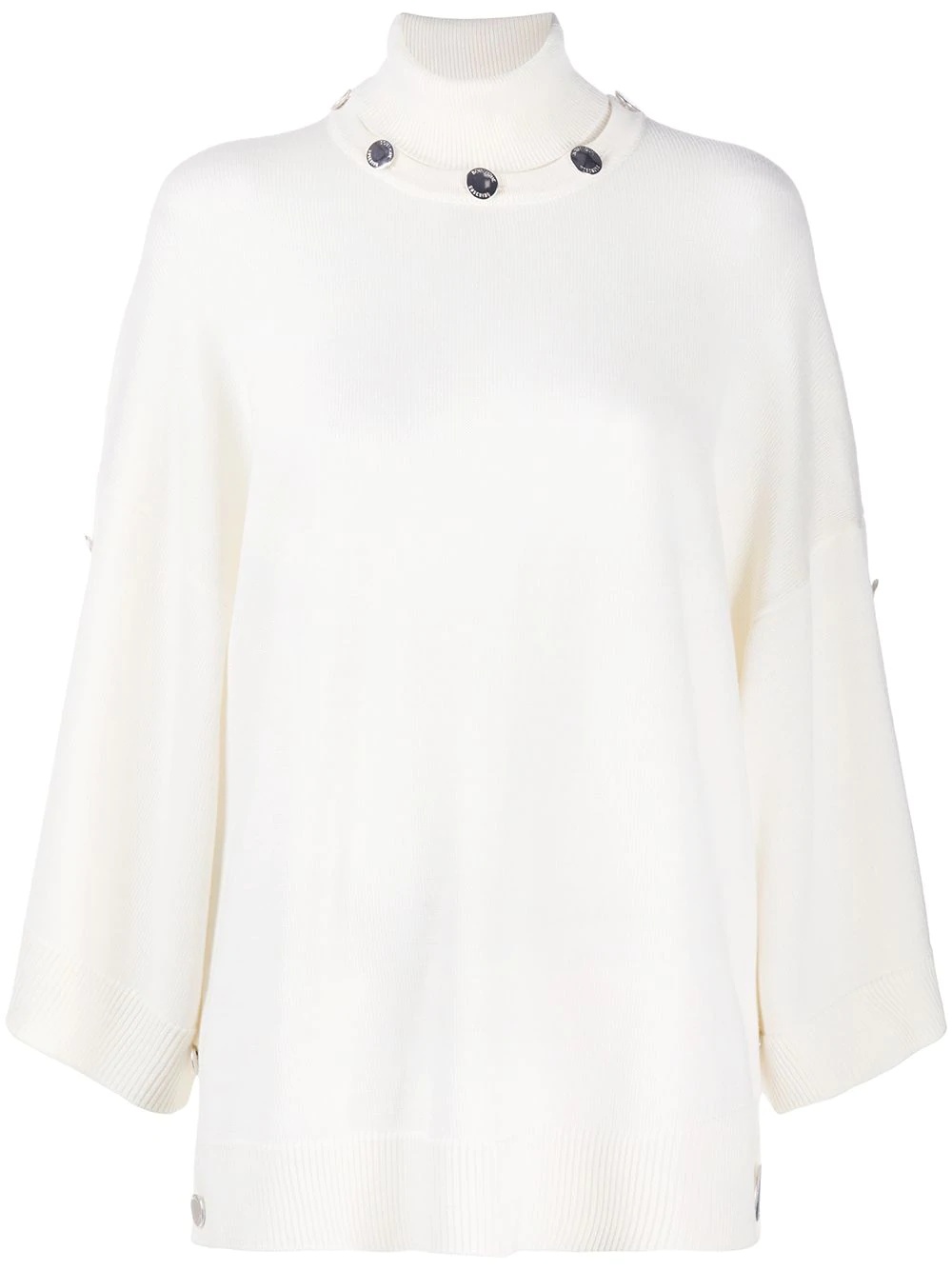 buttoned-collar jumper - 1