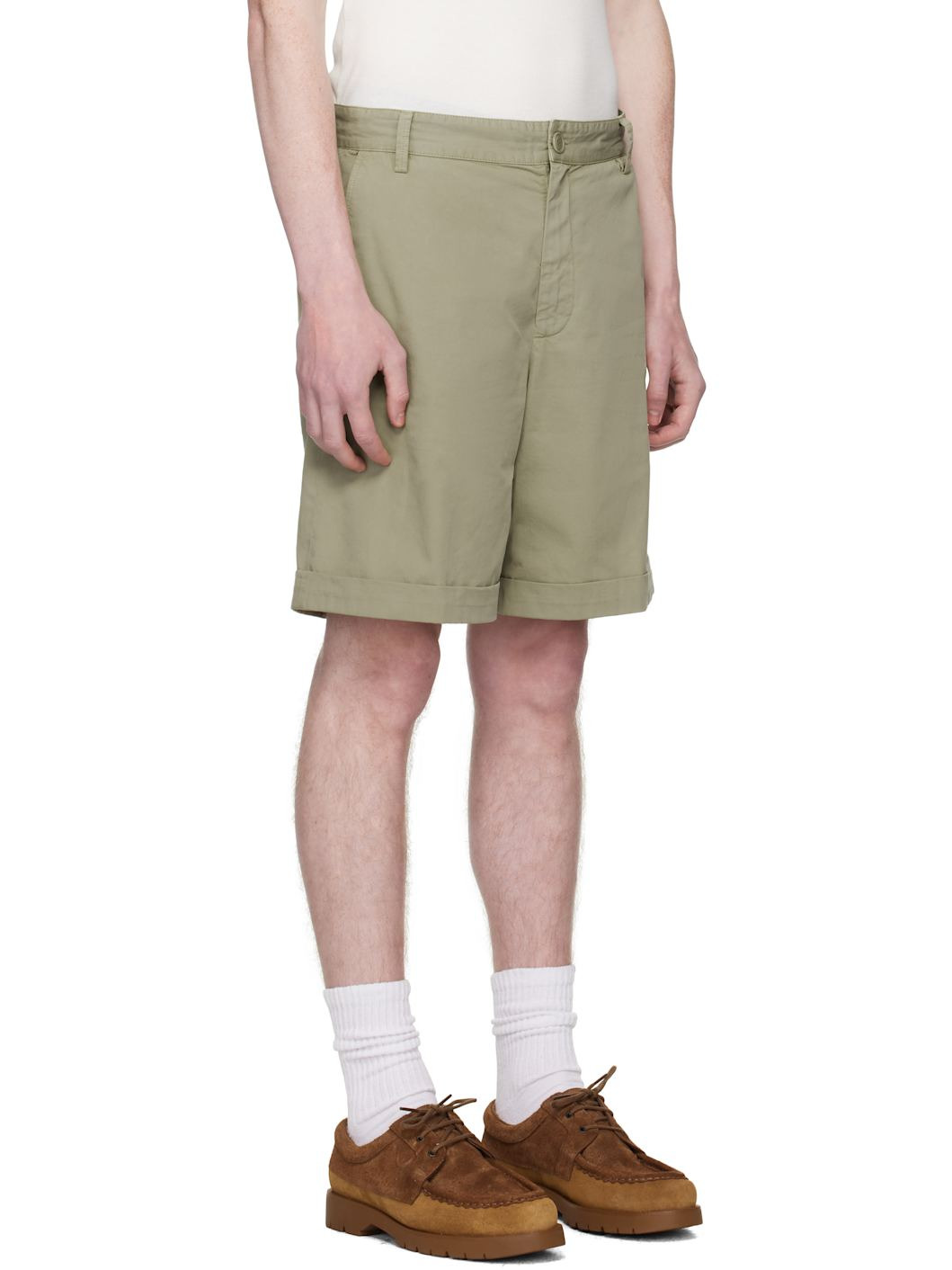 Beige Andrew Shorts - 2