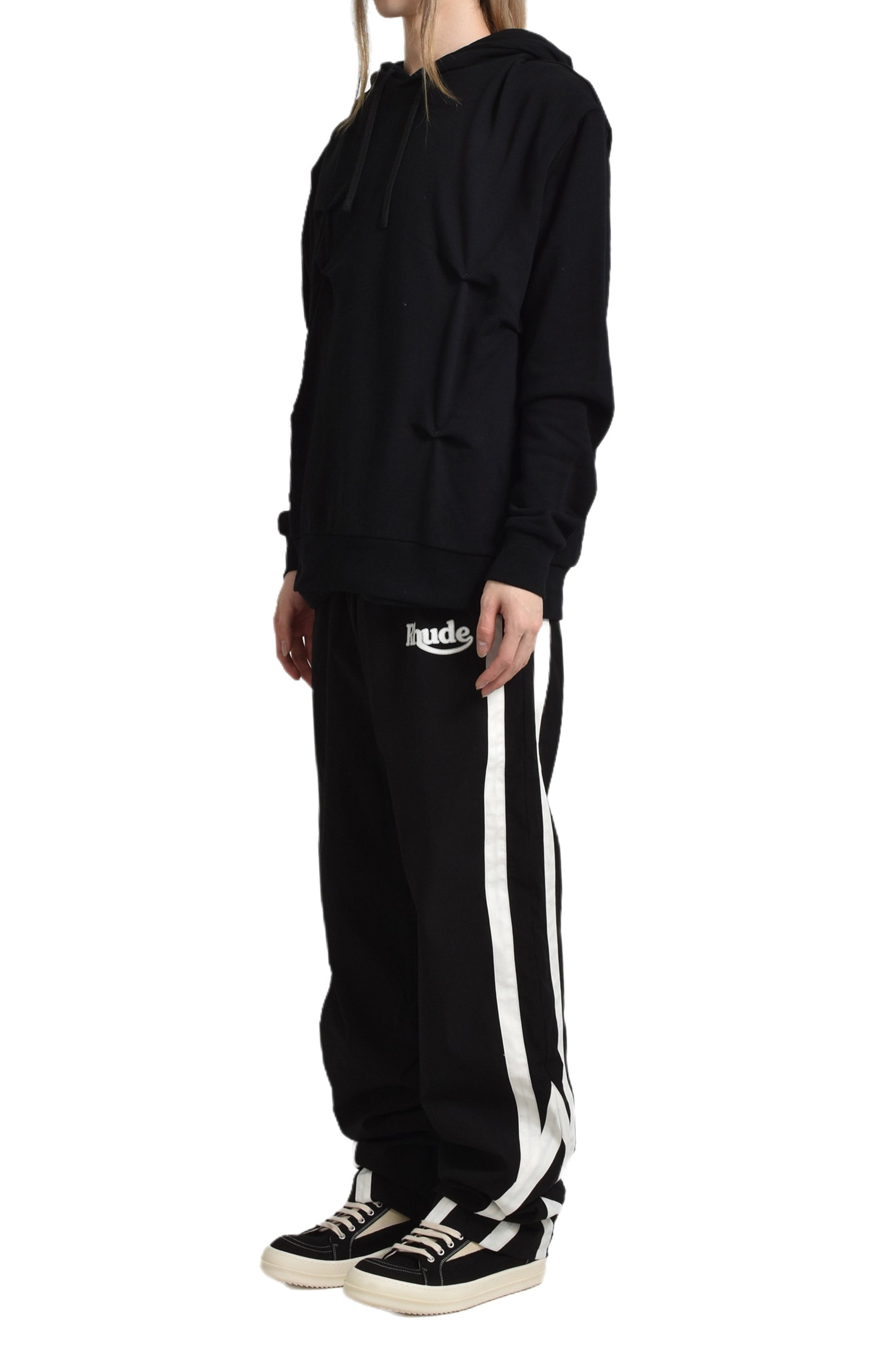 MULTI RIVET HOODIE / BLK - 4