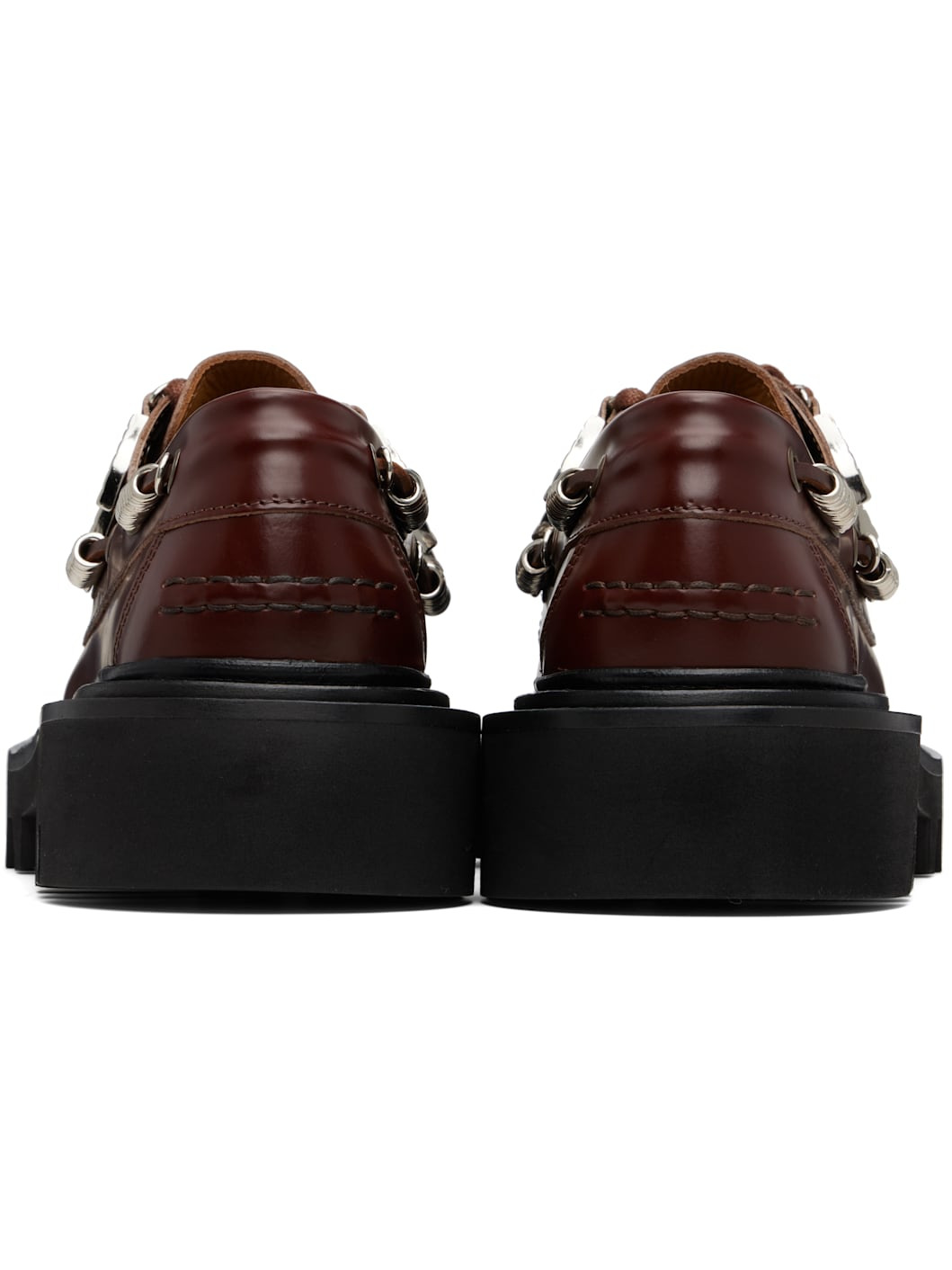 Brown Leather AJ1431 Derbys - 2