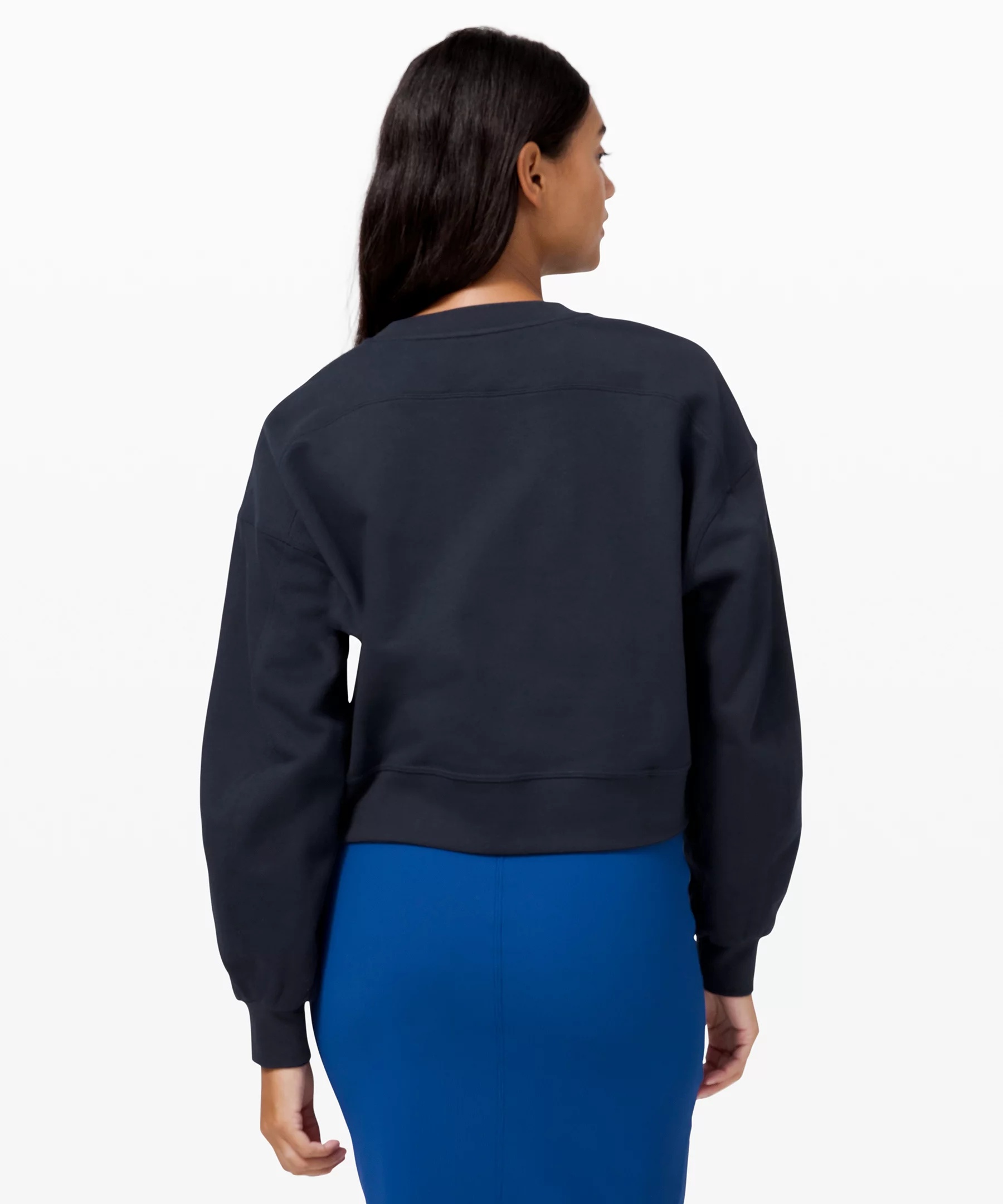 Perfectly Oversized Cropped Crew *French Terry - 3