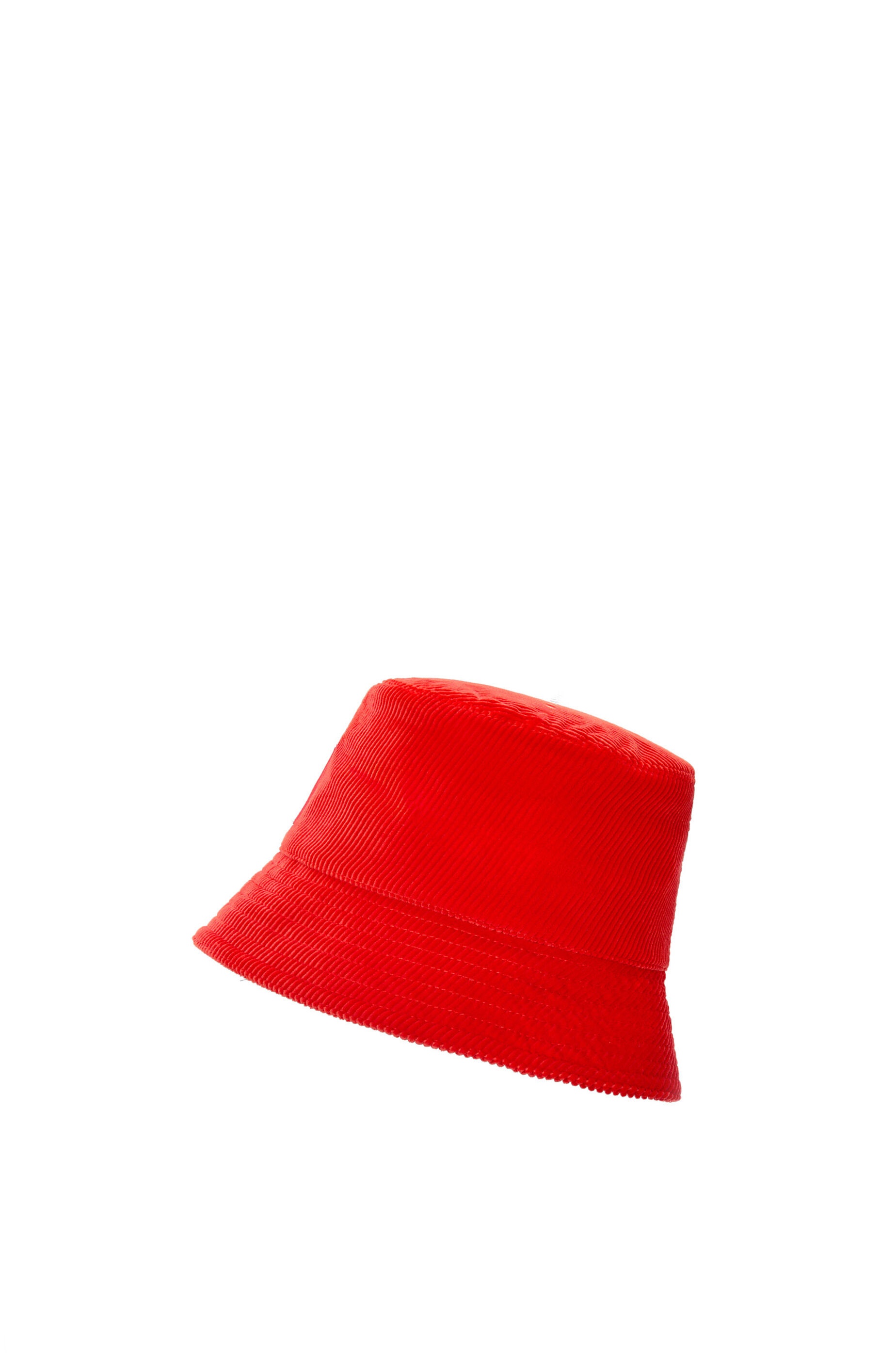 Patch bucket hat in corduroy - 2