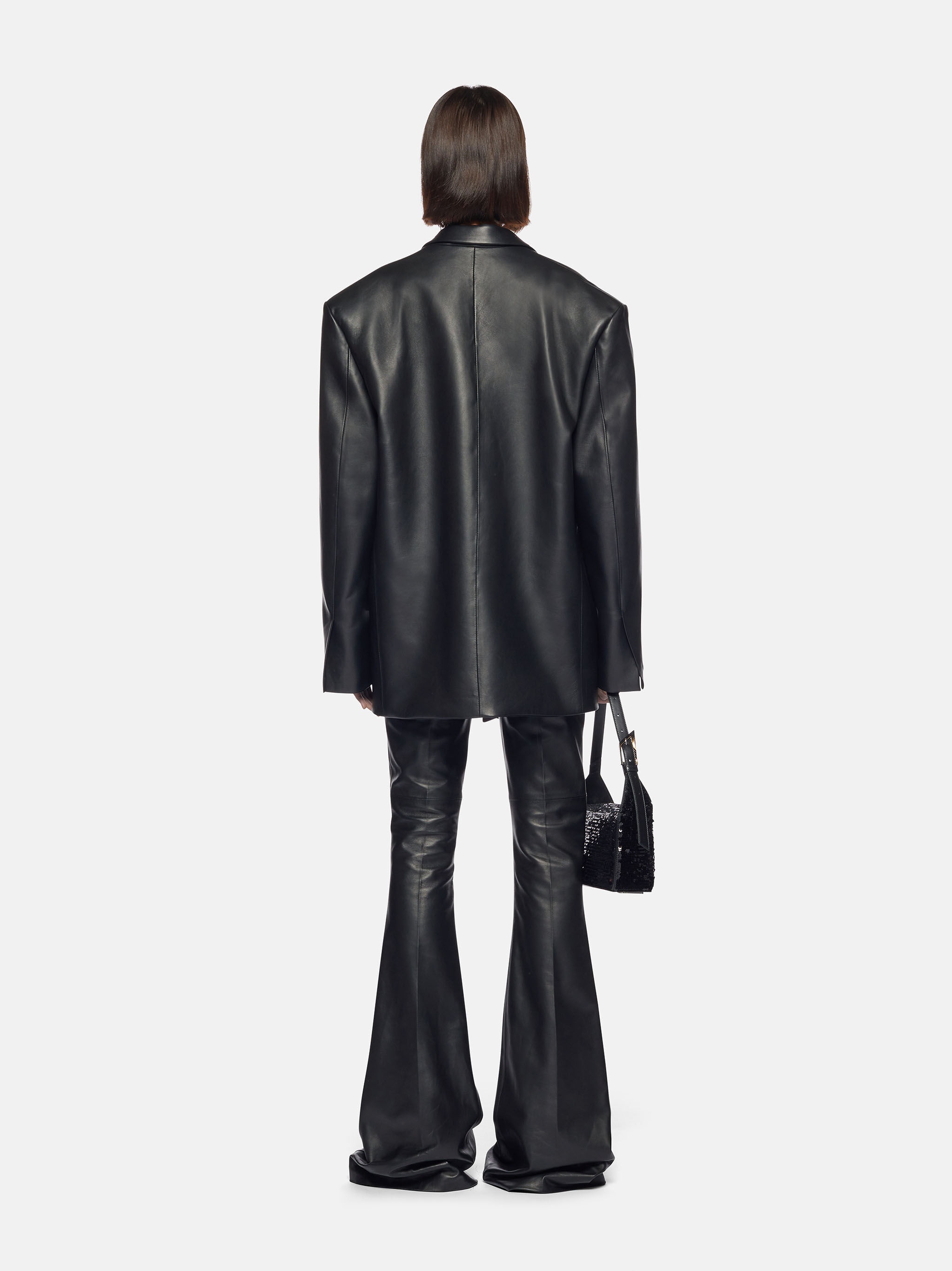 BLACK SHORT COAT - 3