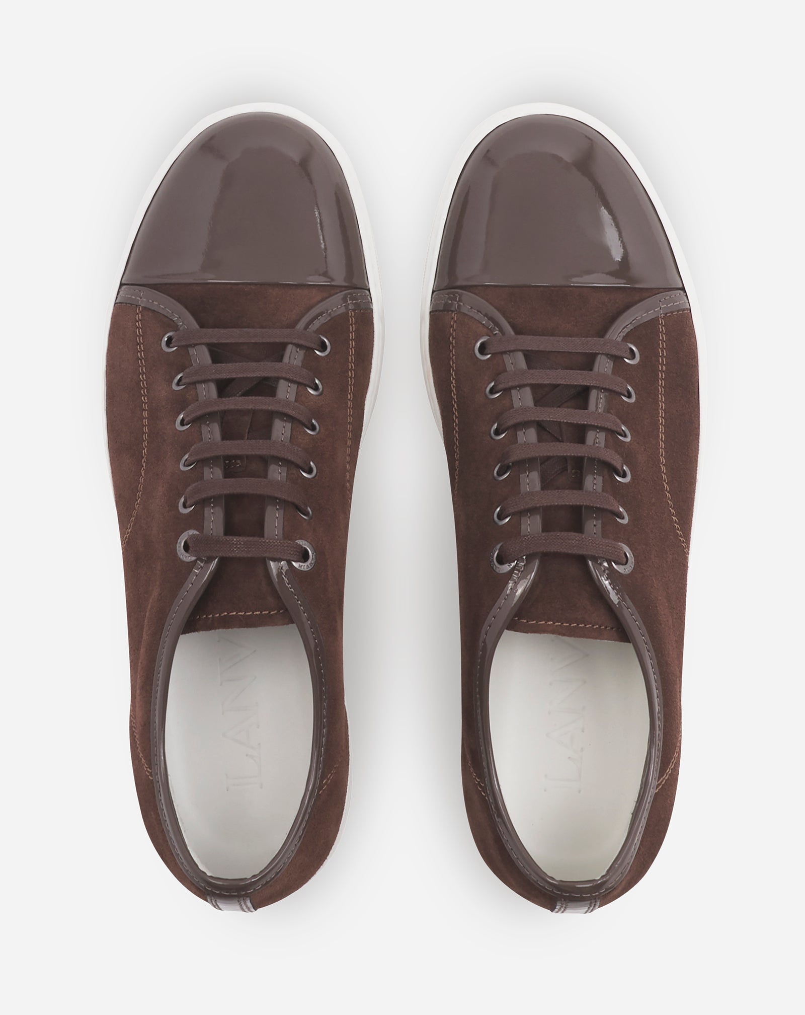 DBB1 LEATHER AND SUEDE SNEAKERS - 3