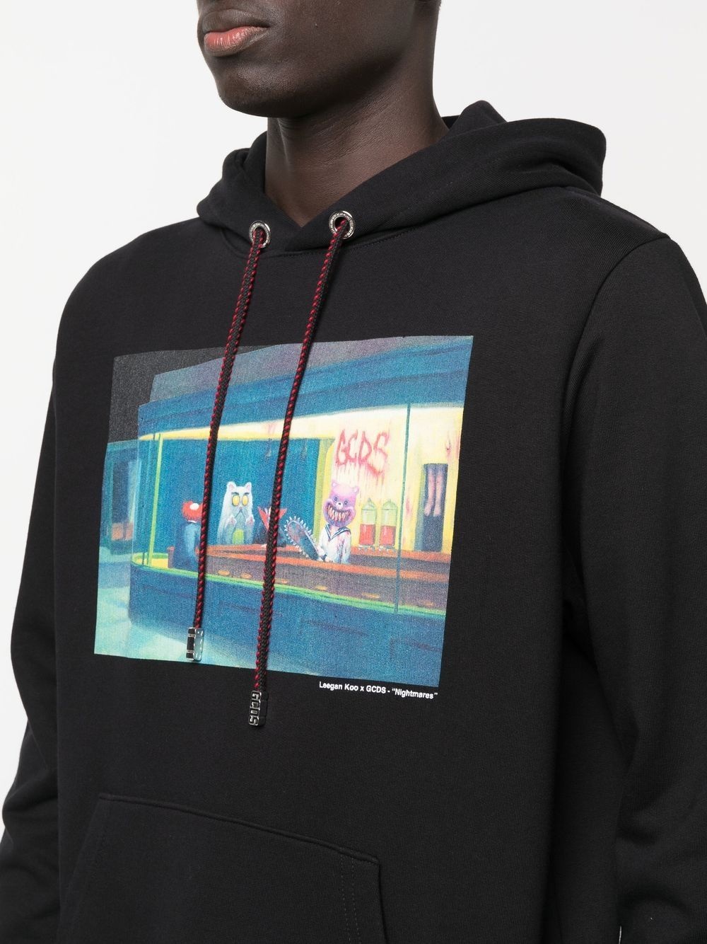 x Leegan Koo Nightmares print hoodie - 5