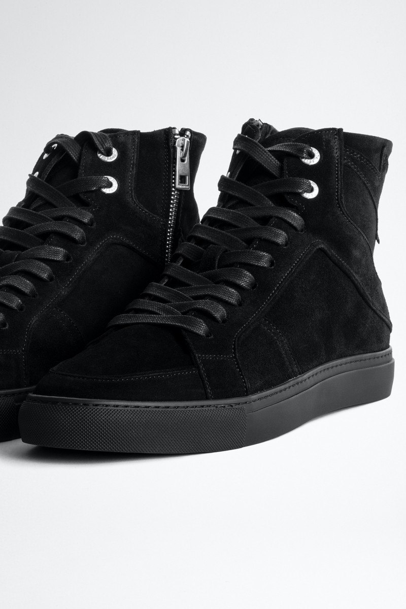 ZV1747 High Flash Suede Sneakers 4