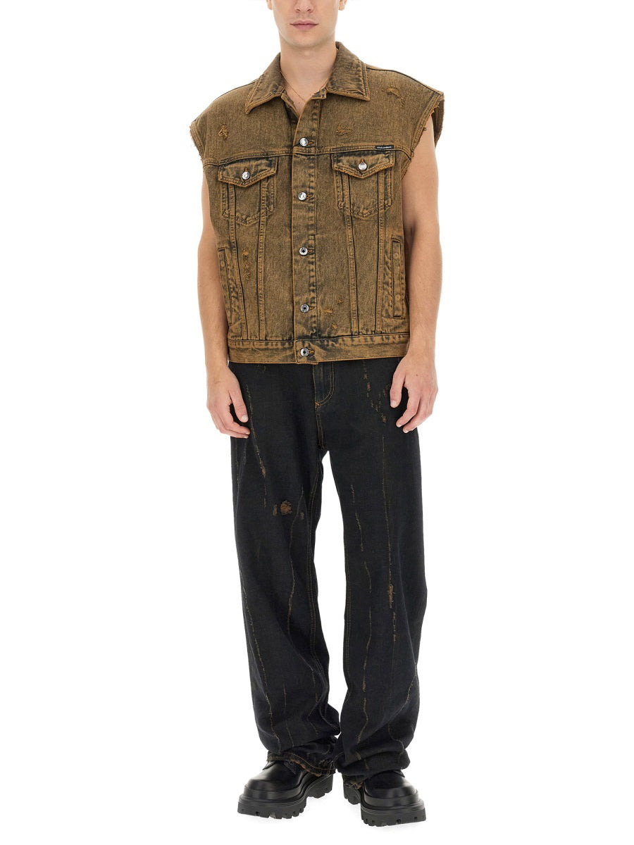 Denim Vest - 2