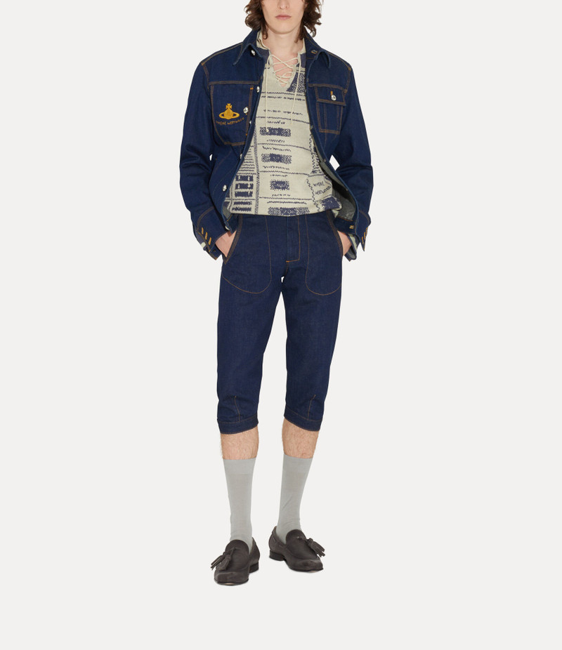 Vivienne Westwood WORKER JACKET - 2801000I-W0163--INDIGO | REVERSIBLE