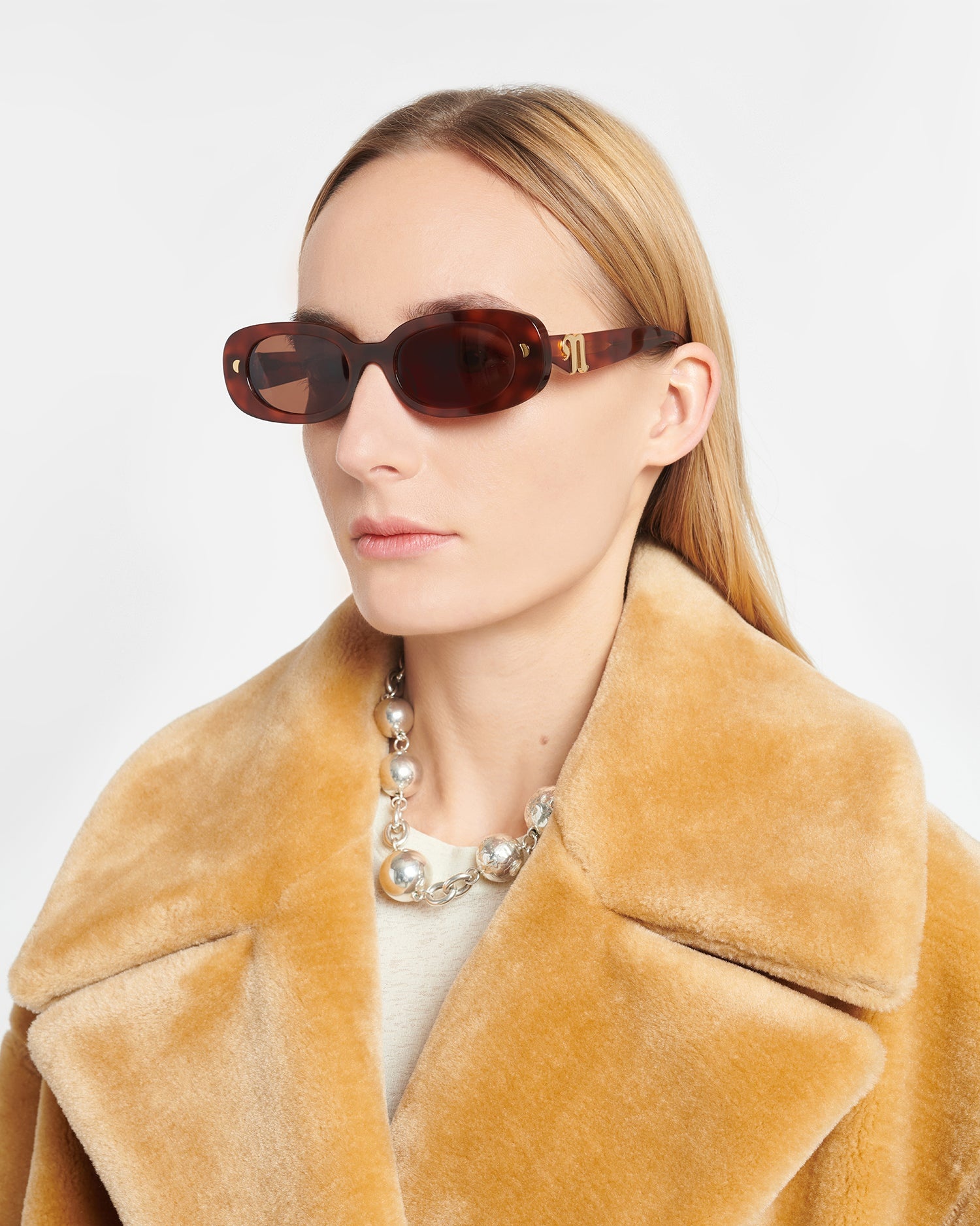 Bio-Plastic Oval-Frame Sunglasses - 4