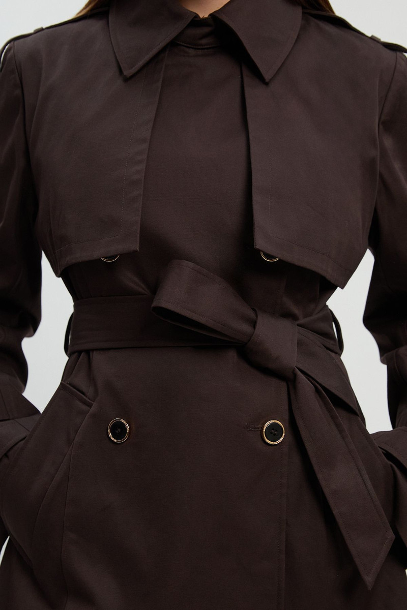 KAREN MILLEN Short Trench Coat outlook