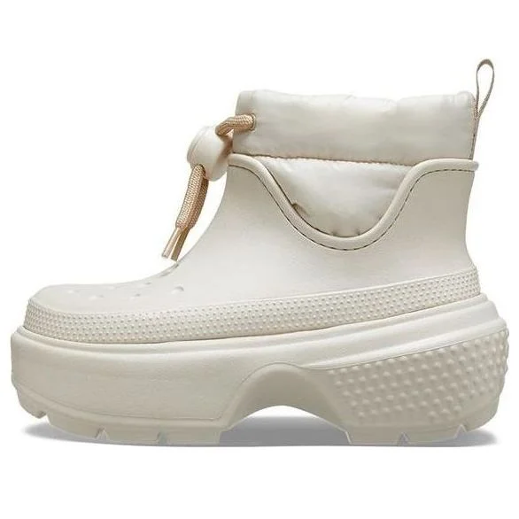 Crocs Stomp Puff Boots 'Stucco' 209324-160 - 1
