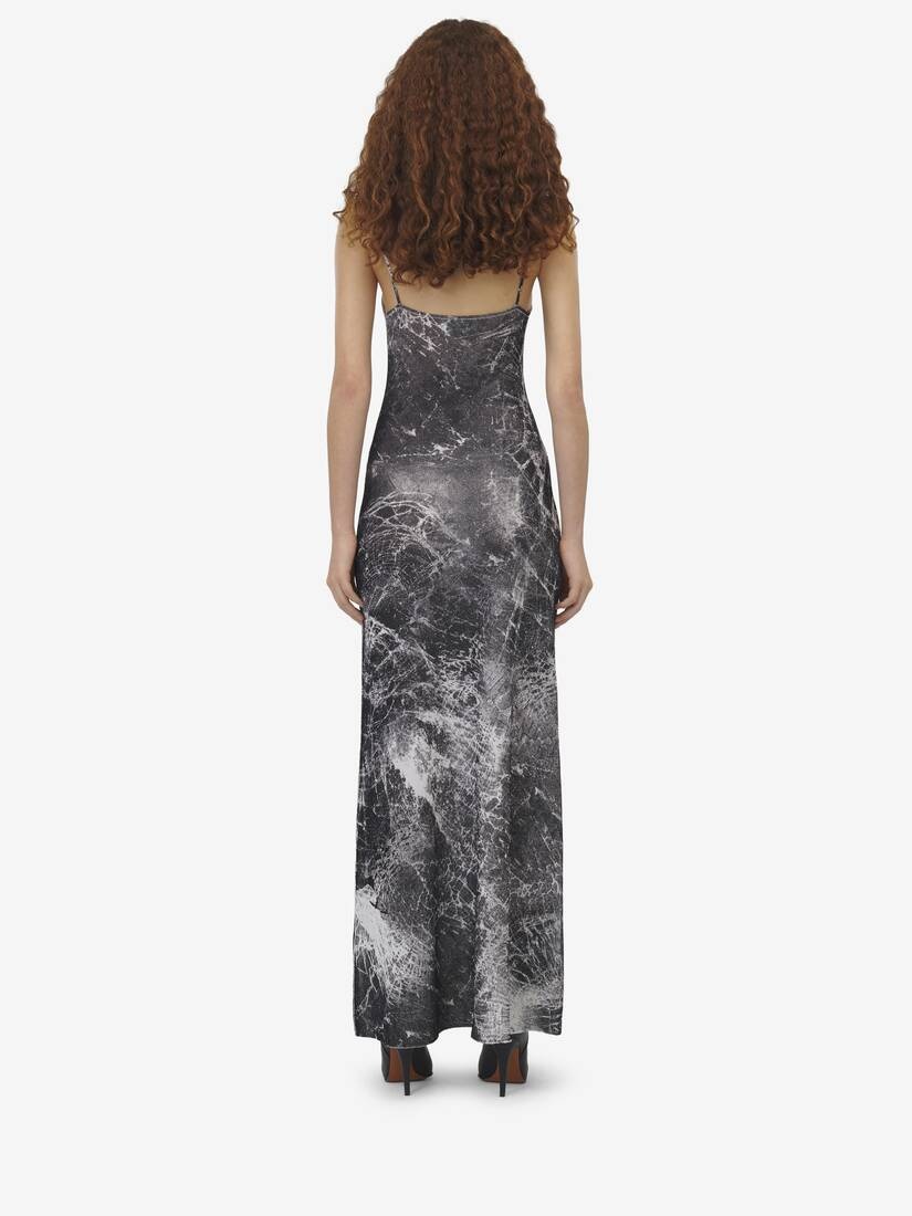 Smashed Screen Slip Dress - 3