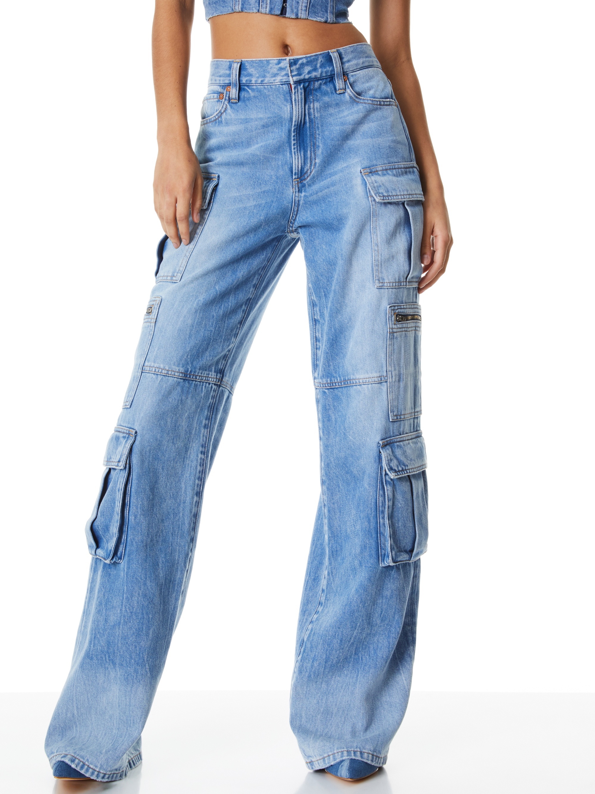 CAY BAGGY CARGO JEANS - 4