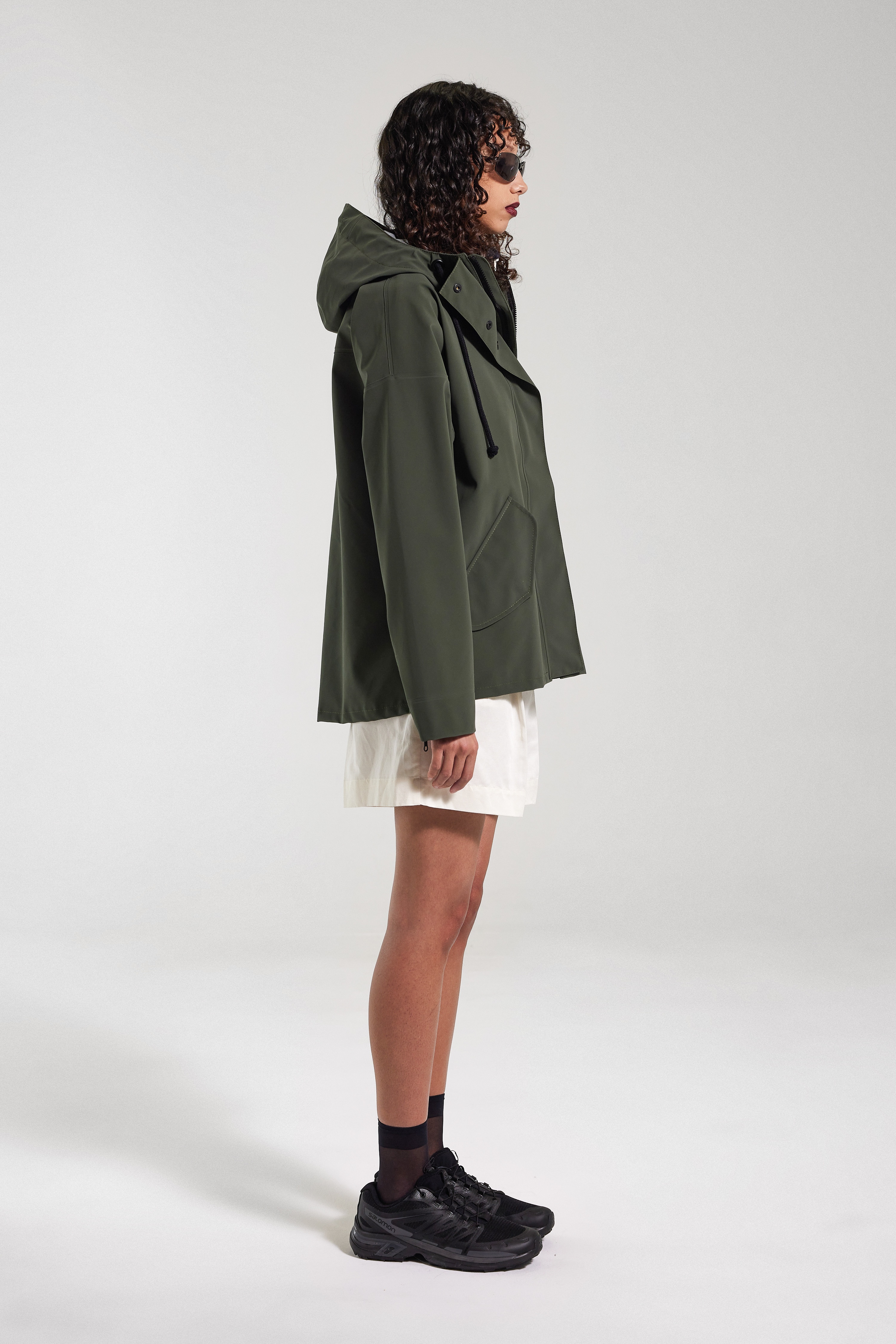 Faversham Matte Raincoat Green - 3