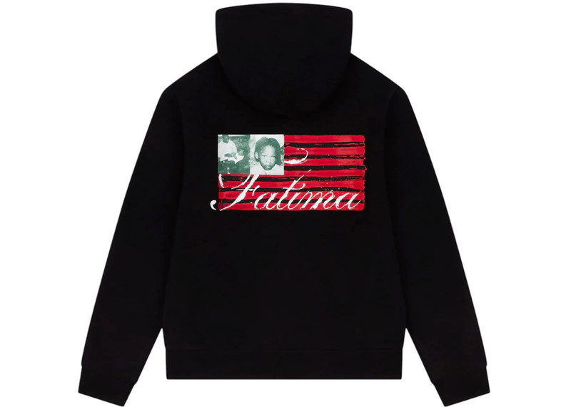 DENIM TEARS Denim Tears x Gabriel Moses Zip Hoodie Black outlook