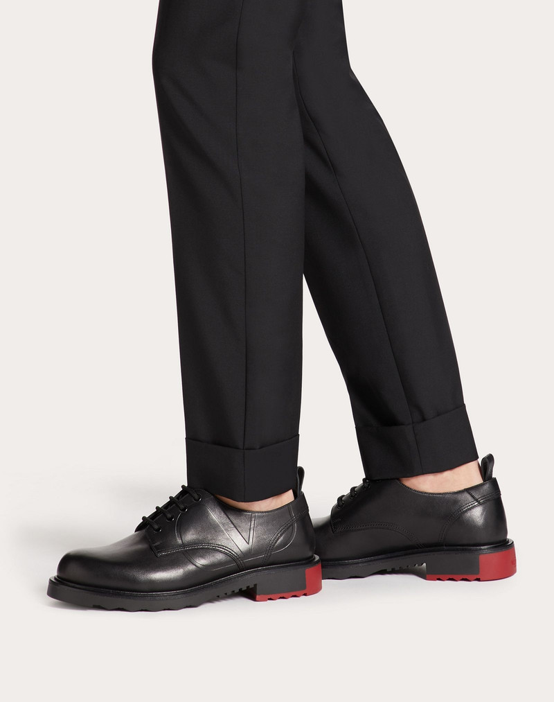 VLogo Signature Calfskin Derby 6
