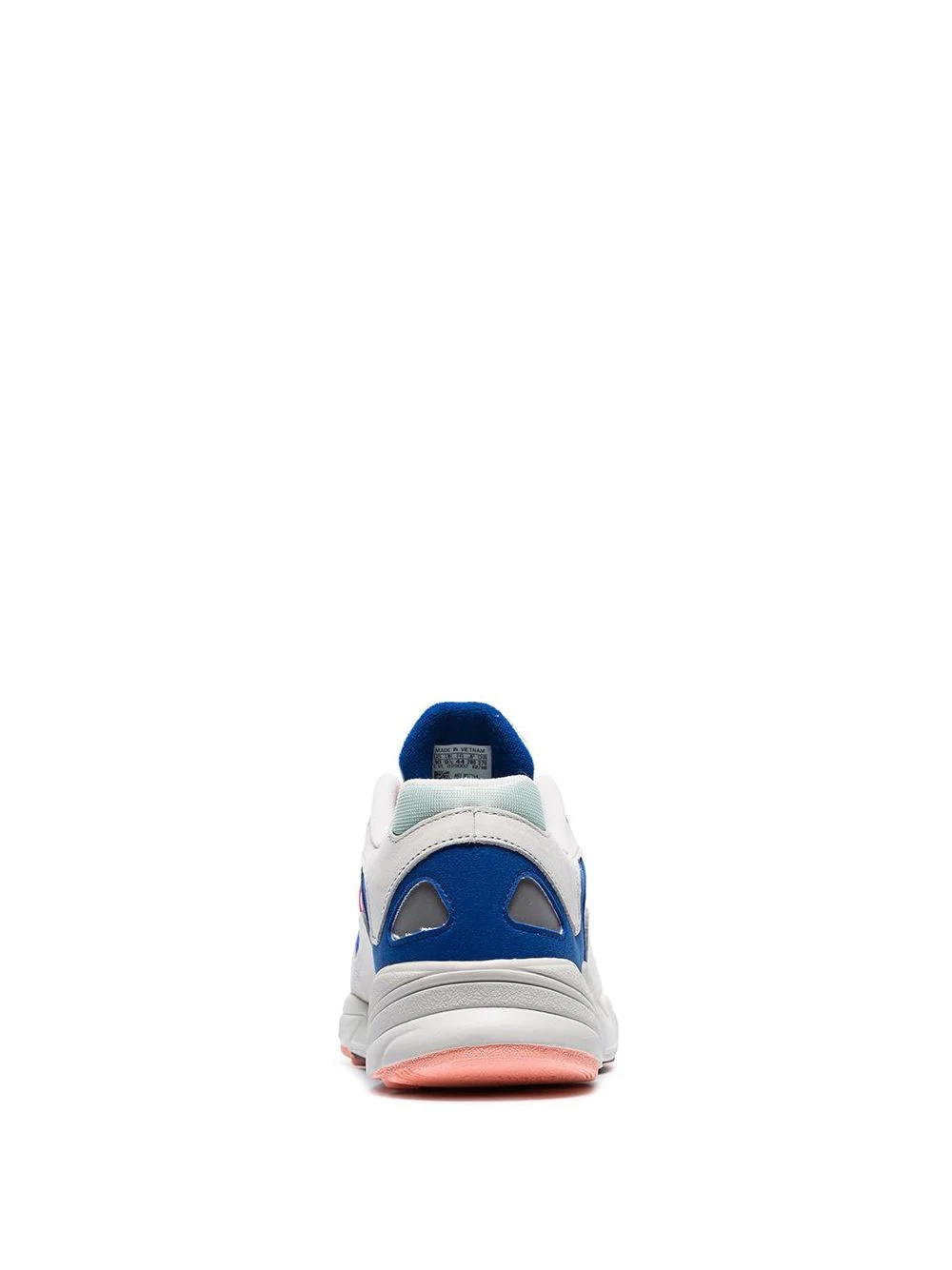 white Yung 1 Watermelon leather low-top sneakers - 4