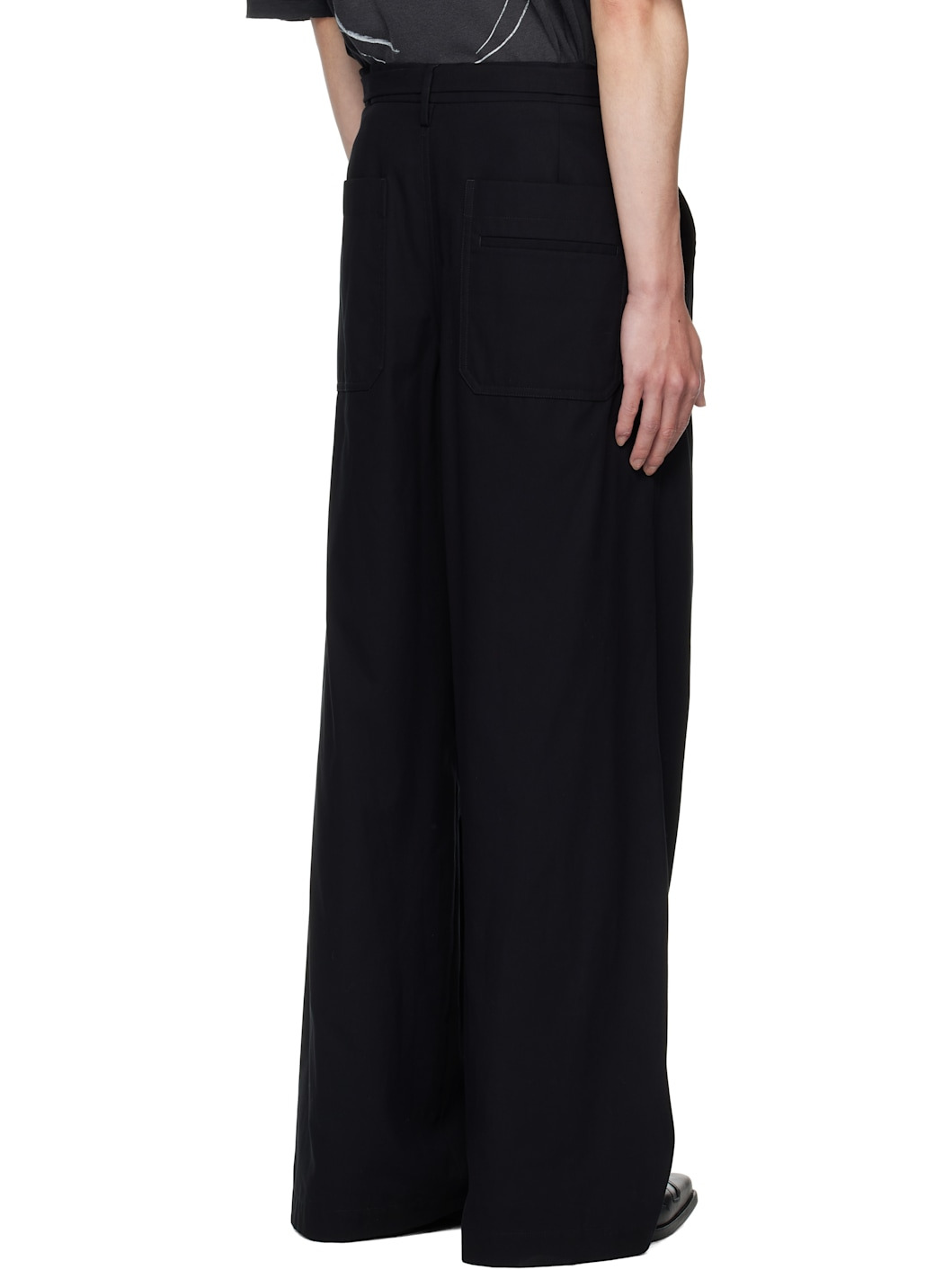 Black Norulf Workwear Trousers - 3