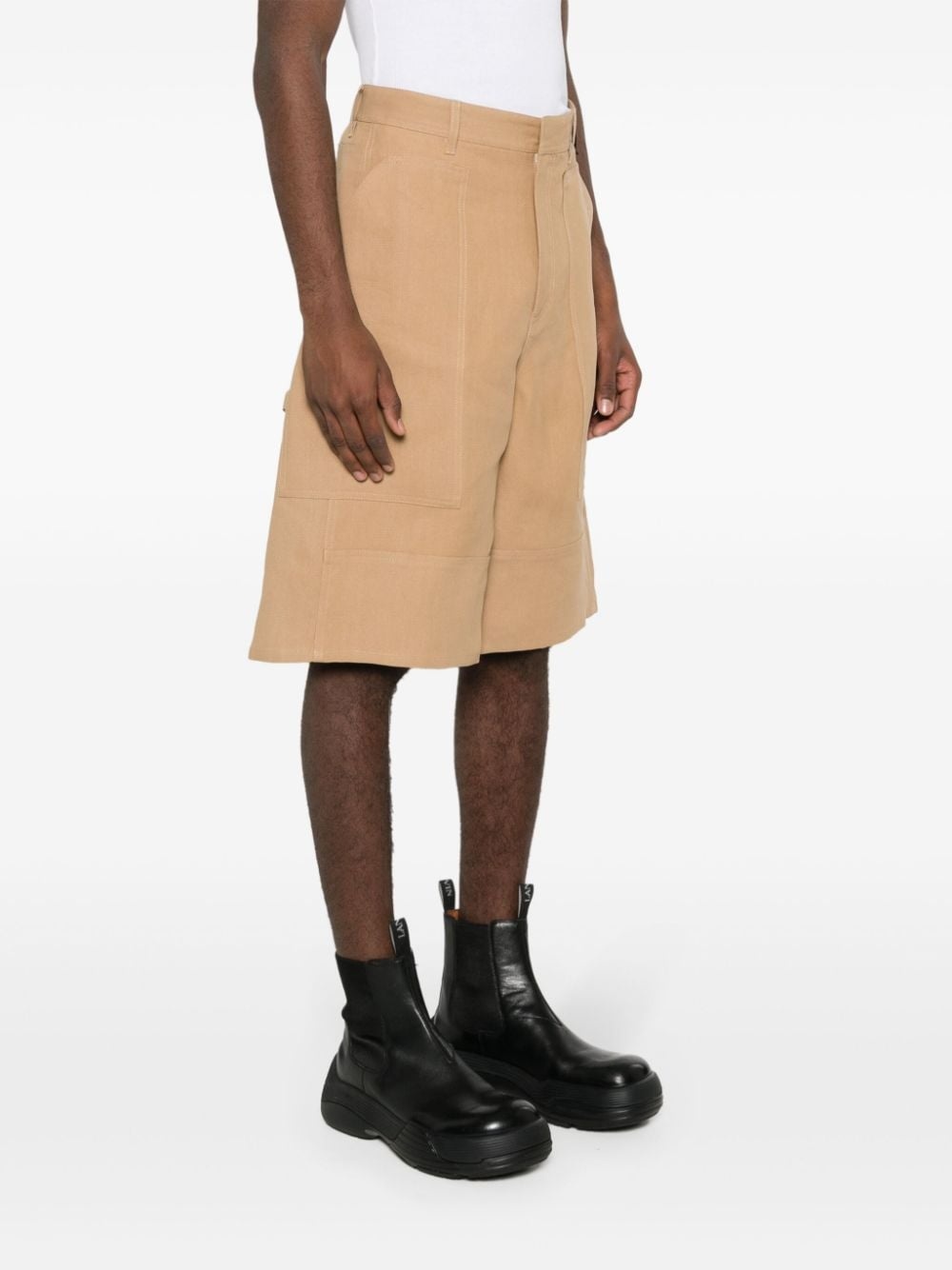canvas bermuda shorts - 3