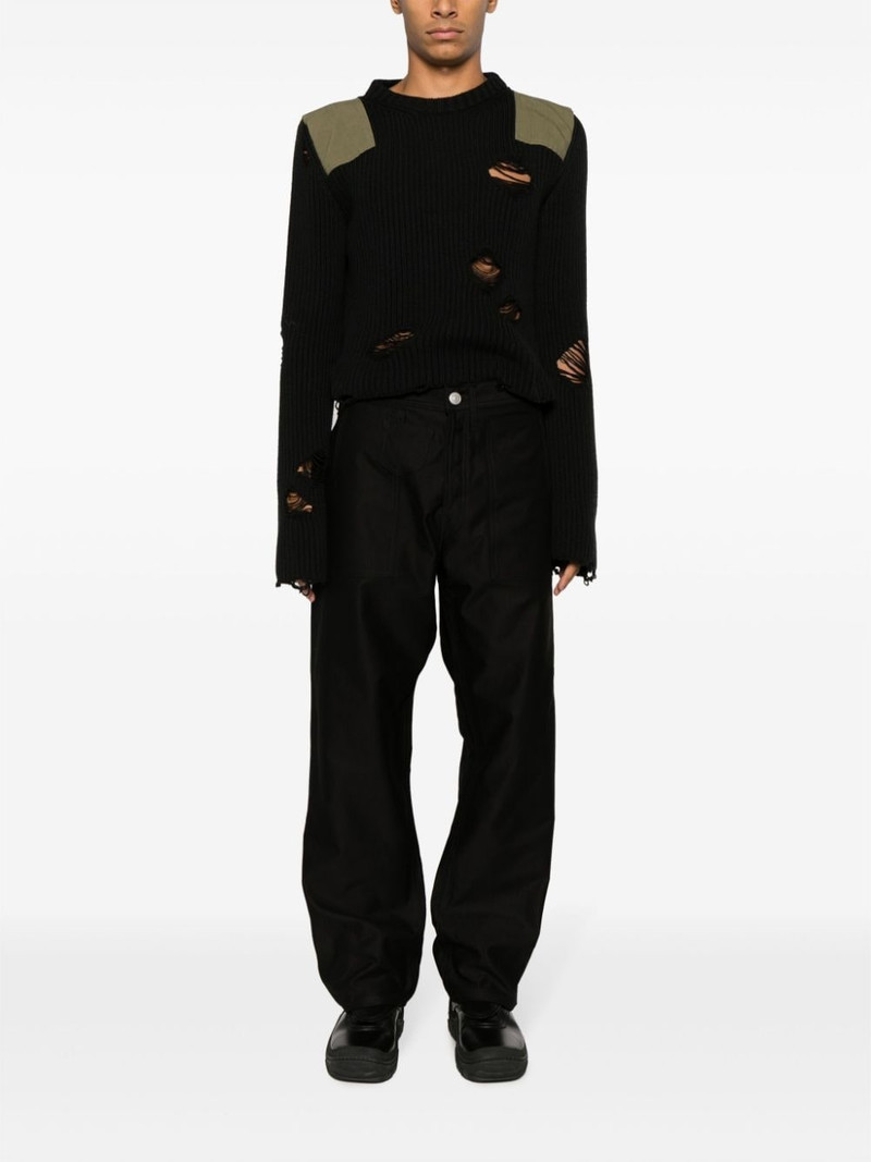Junya Watanabe MAN x Levis logo-patch wide-leg jeans outlook