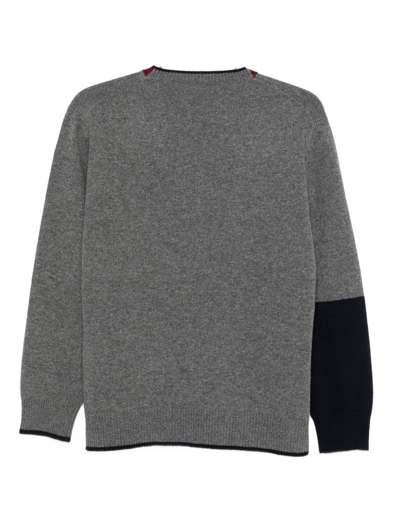 Plan C colour-block sweater outlook