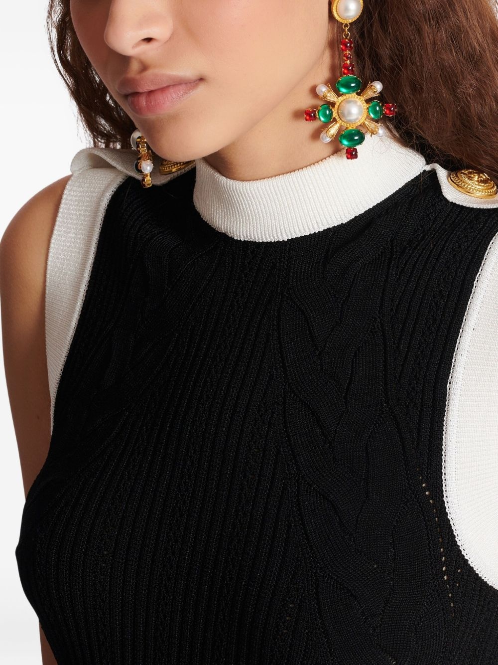 Baroque pendant earrings - 3