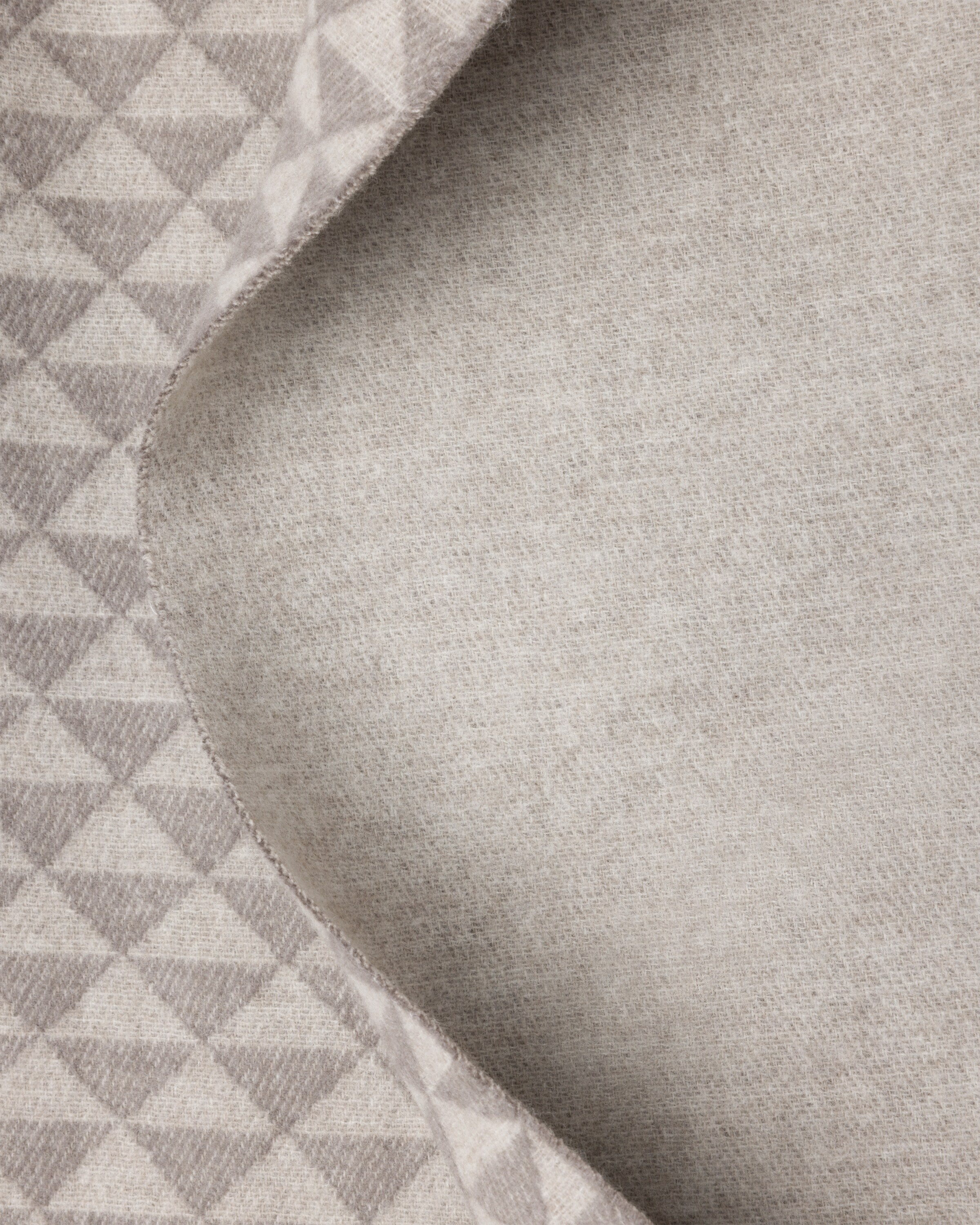 Symbole Double cashmere and wool throw - 2