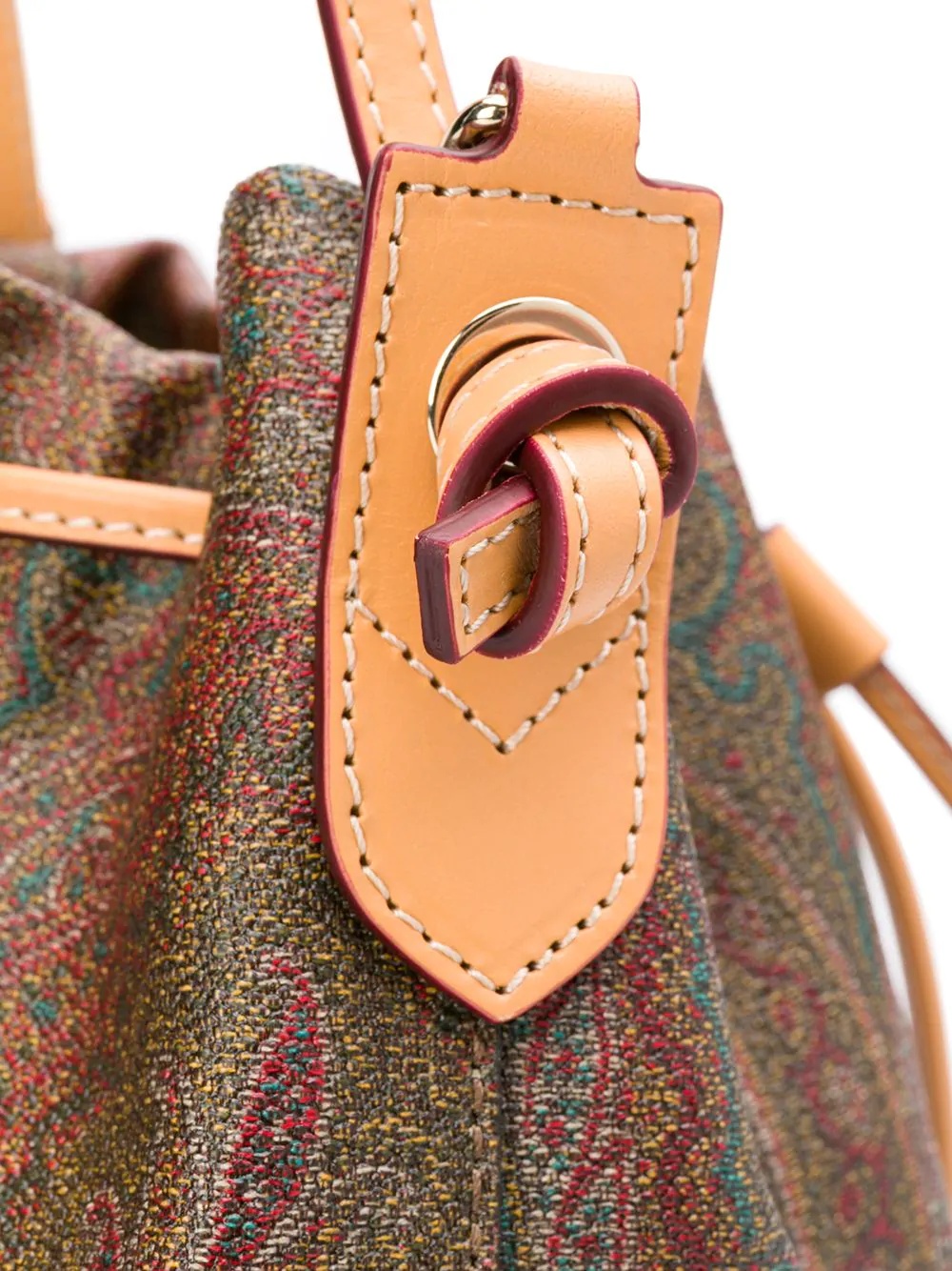 paisley-print bucket bag - 4