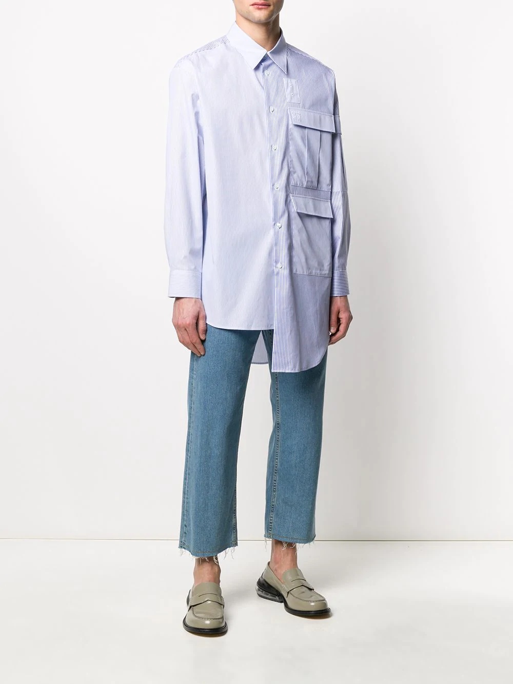 oversized asymmetric shirt - 3