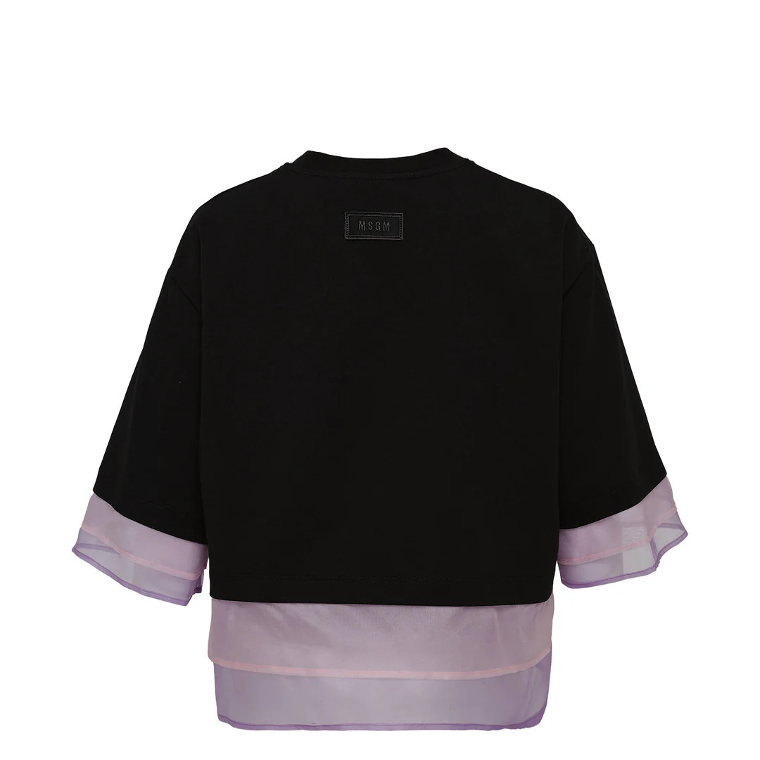 Two Colour Mesh Tee - 2