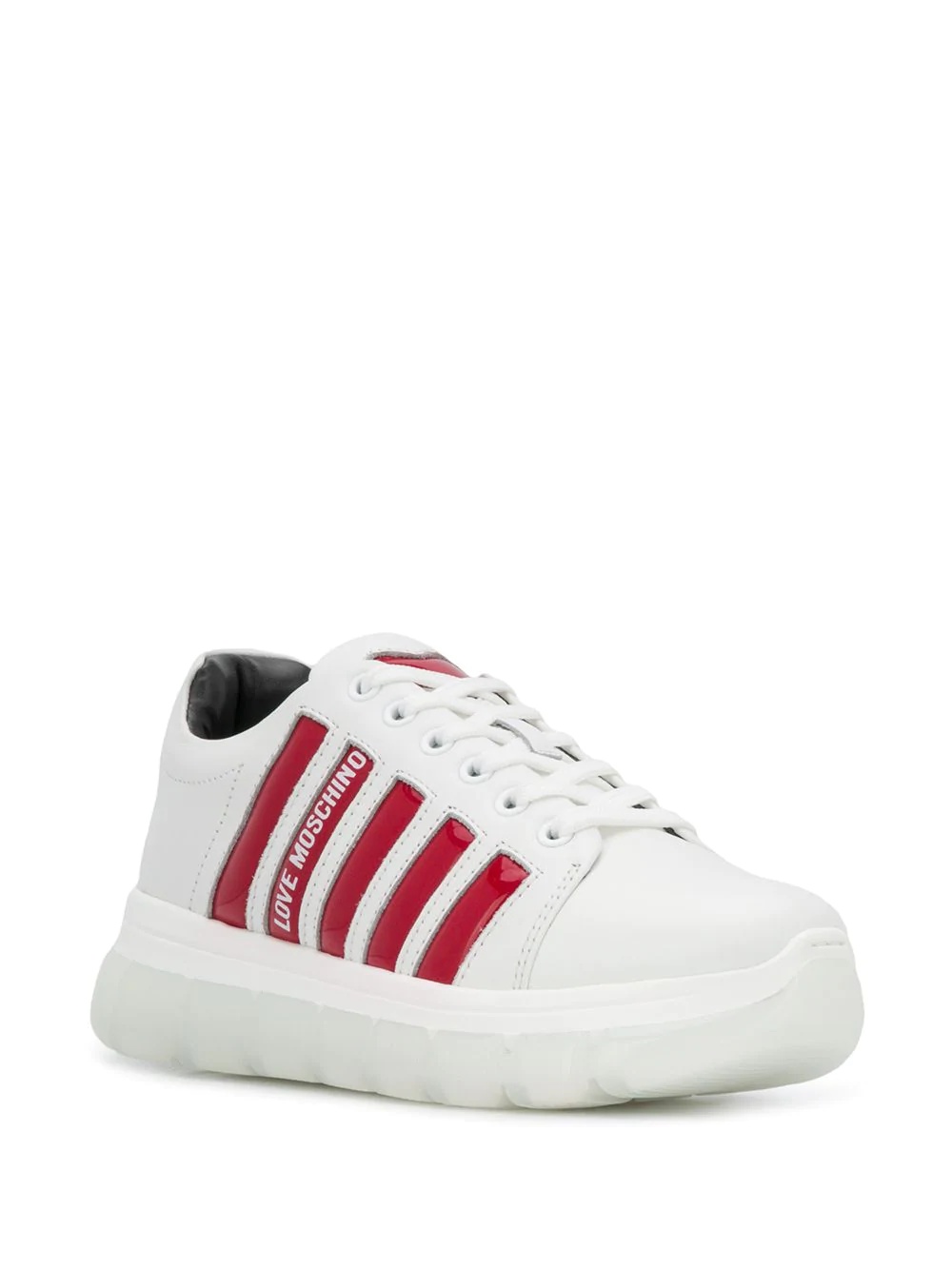 stripe-side low-top trainers  - 2