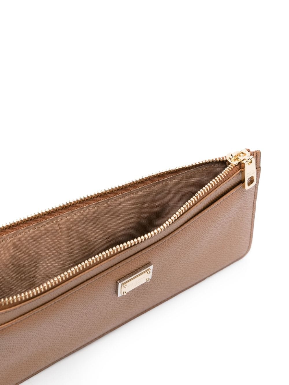logo-plaque leather wallet - 3