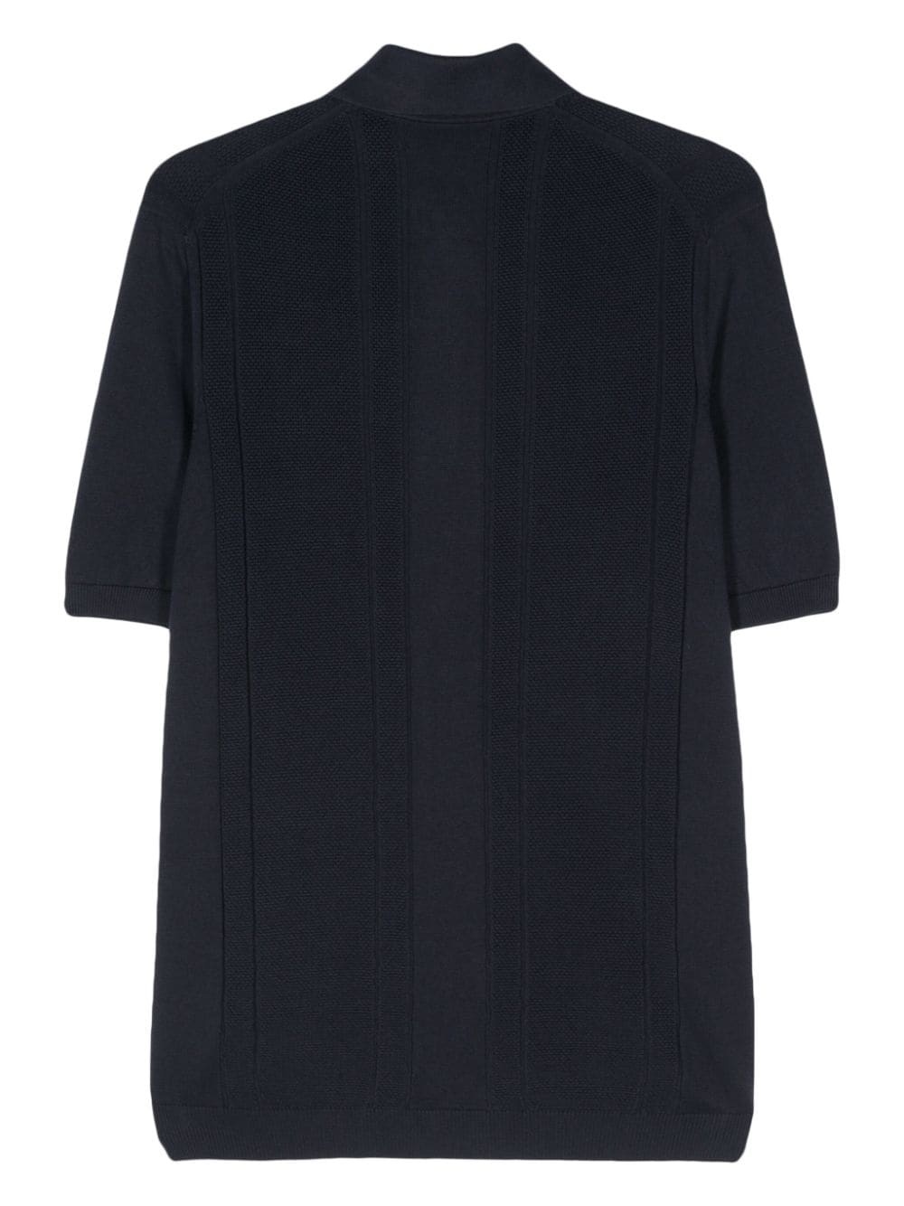 knitted polo shirt - 2