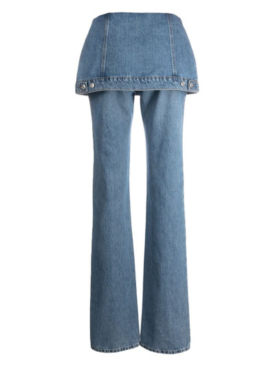 COPERNI layered flared jeans outlook