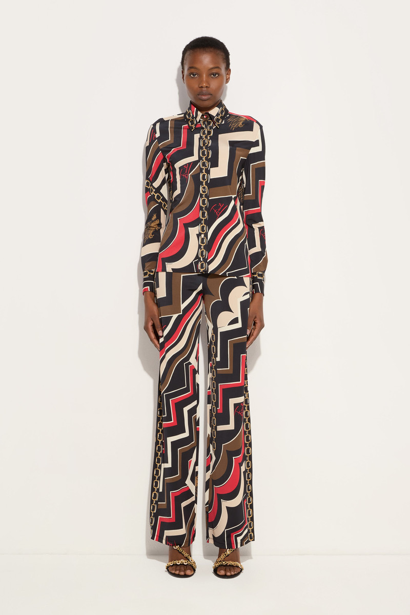 PUCCI ISTRICE PRINT STRAIGHT-LEG TROUSERS outlook