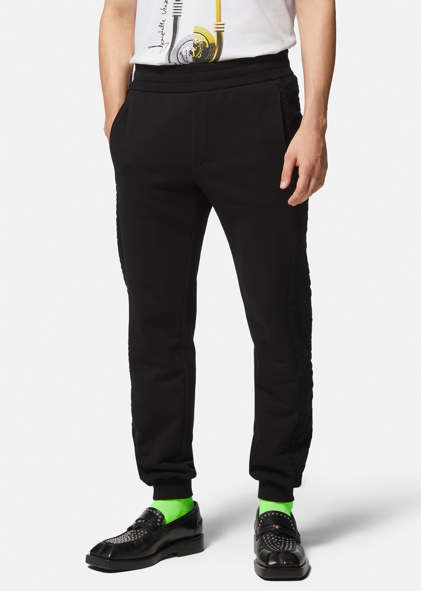 Versace Allover Terry Sweatpants - 3