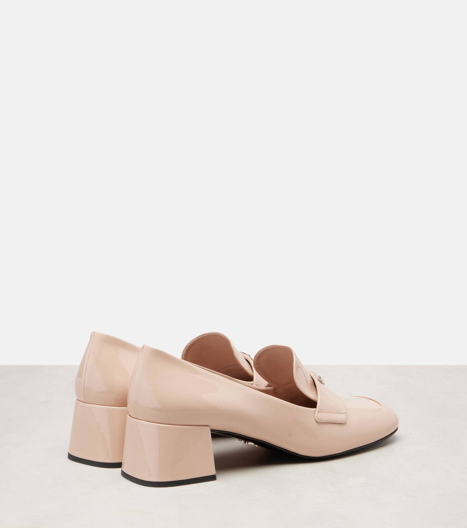 Patent leather loafer pumps - 2
