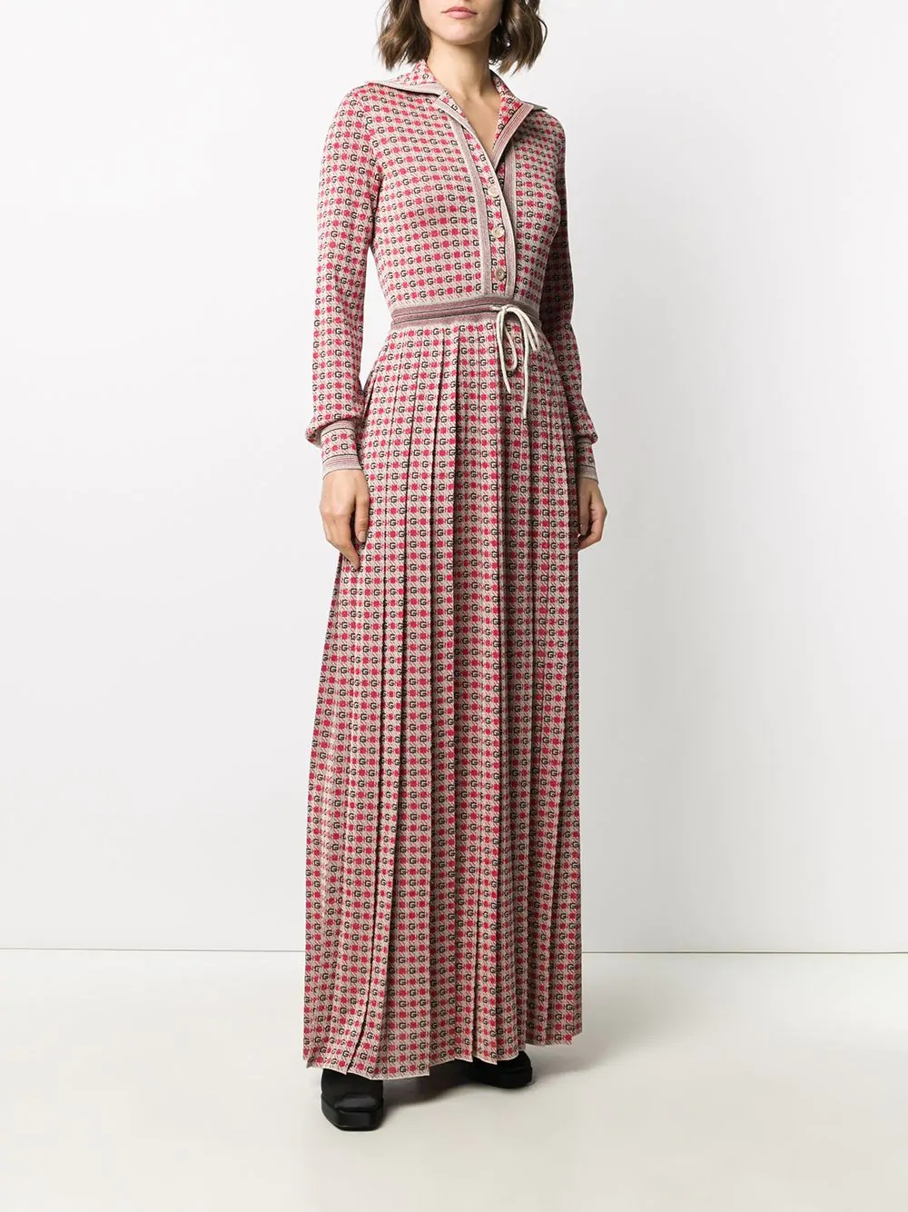 Quadro G lamé maxi dress - 3