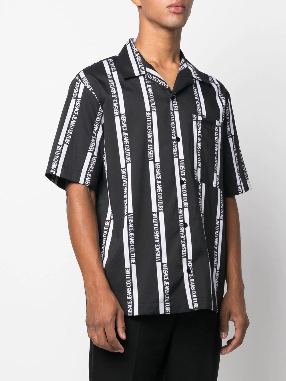 logo-print short-sleeved shirt - 3