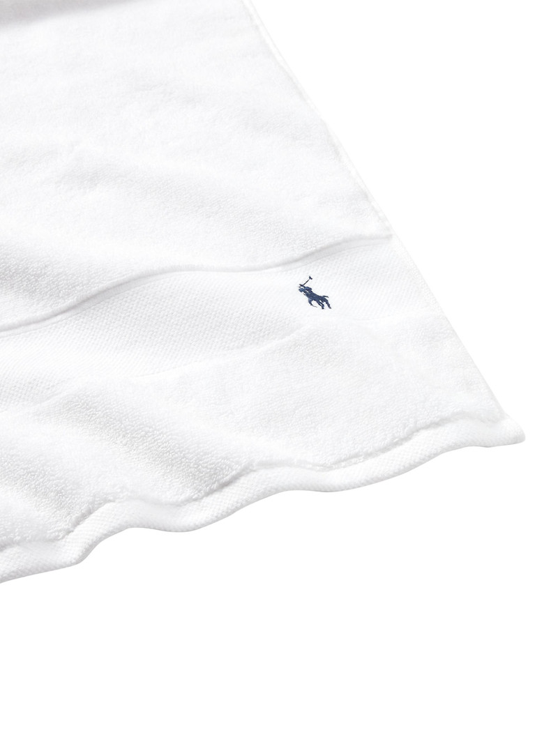 Polo Player Cotton Towel Collection - White 5