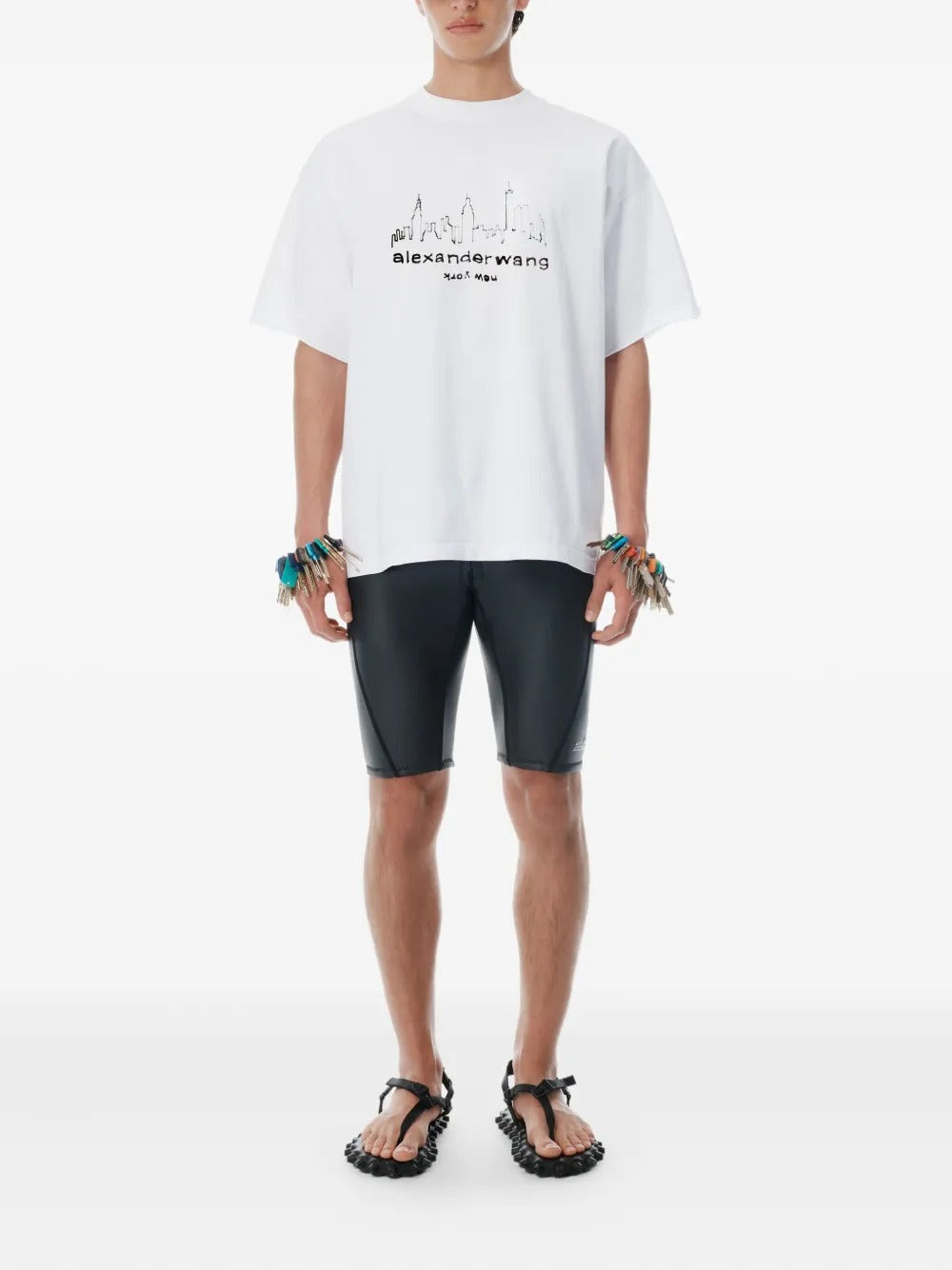 ALEXANDER WANG - Unisex Graphic Short Sleeve T-Shirt - 2