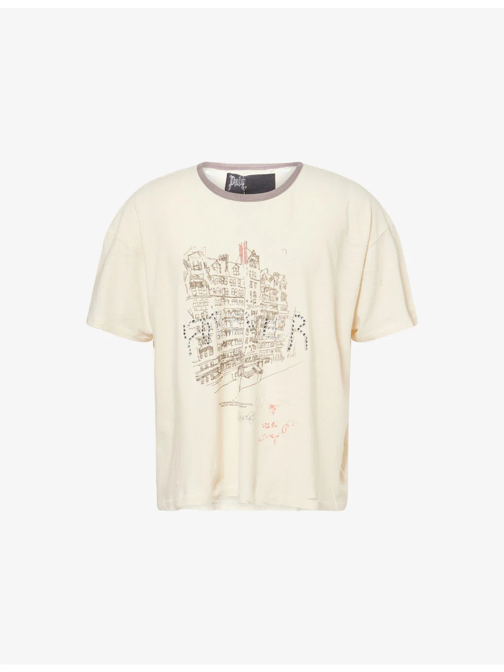 Chelsea Hotel Graphic-Print Cotton T-Shirt - 1