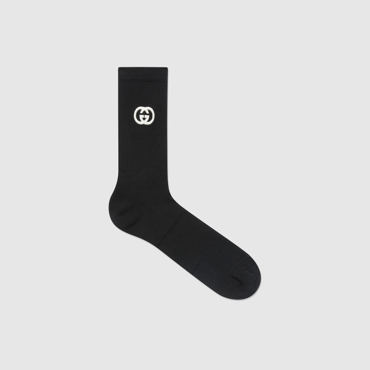 Cotton blend socks with Interlocking G - 1